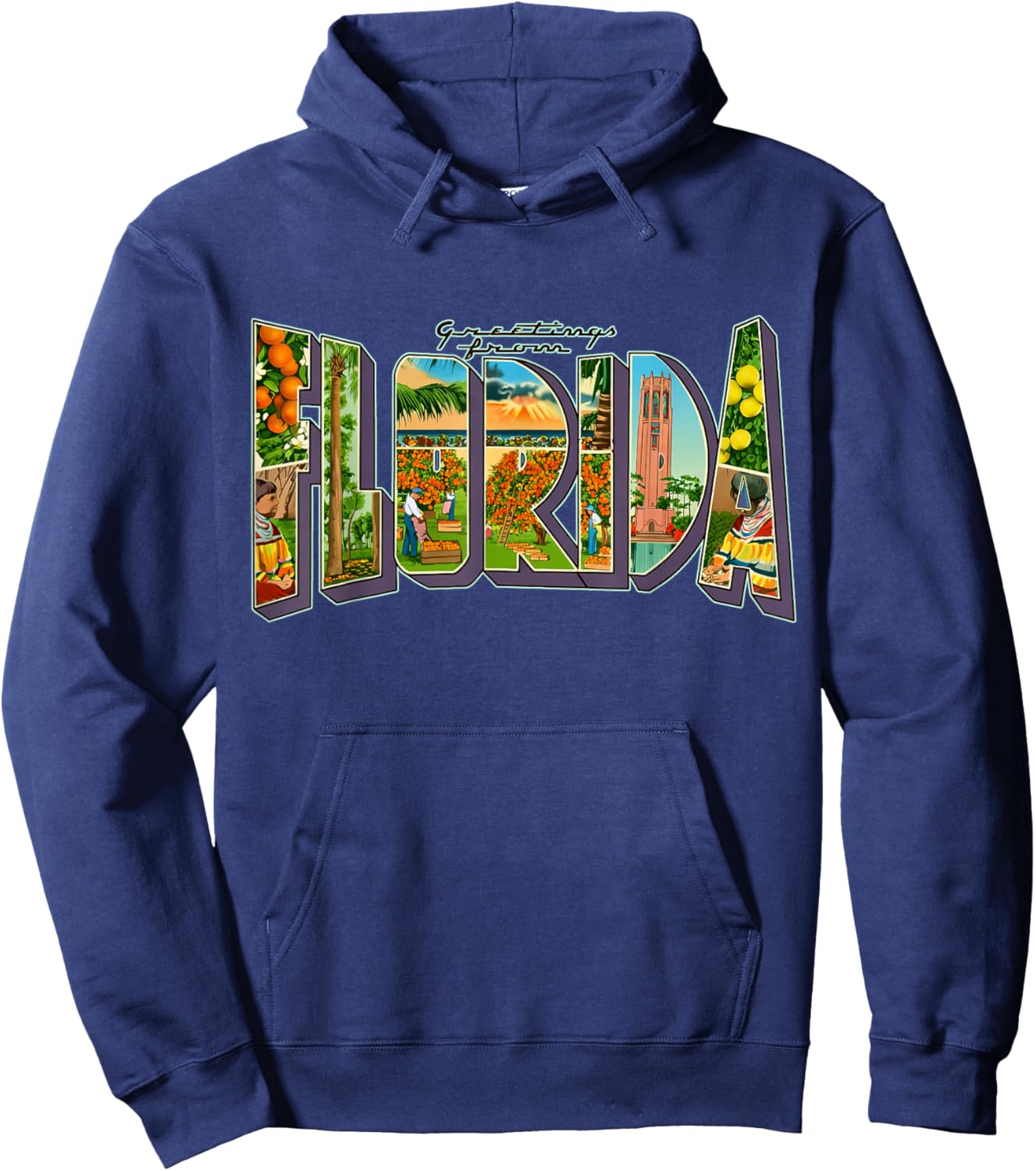 T-Shirt Hoodie - Hoodie | Navy