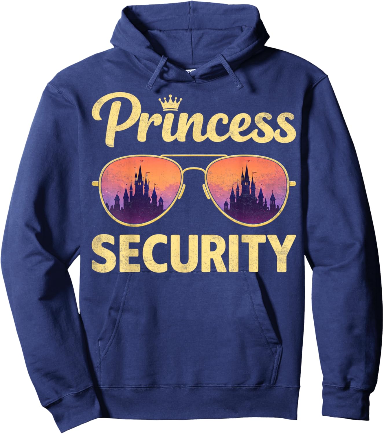 Funny Princess Security Vacations Family Trip Hoodie - Hoodie | Navy