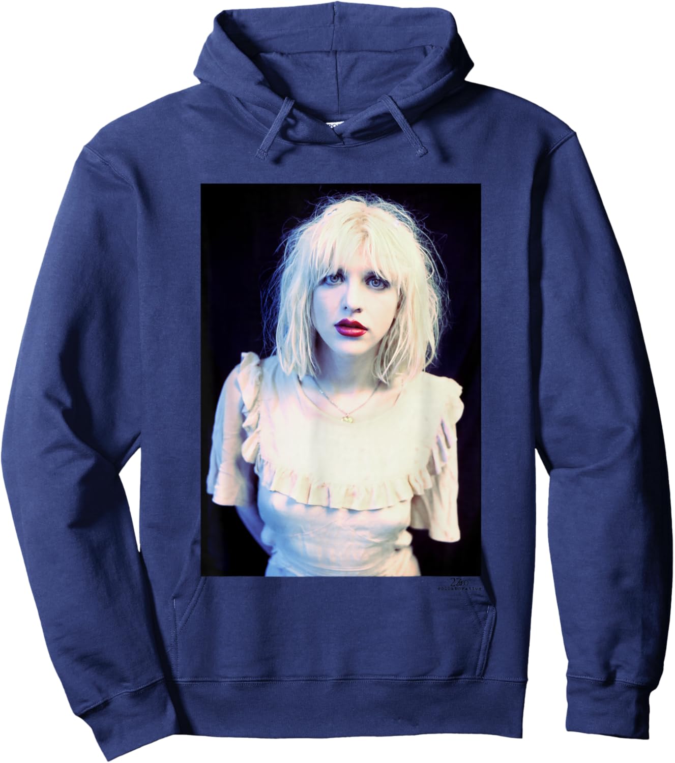 Courtney Love of Hole Debut Tour 1991 Phil Nicholls Hoodie - Hoodie | Navy