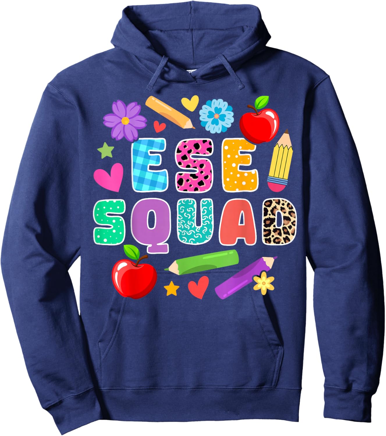 ESE Squad Exceptional Student Education Hoodie - Hoodie | Navy