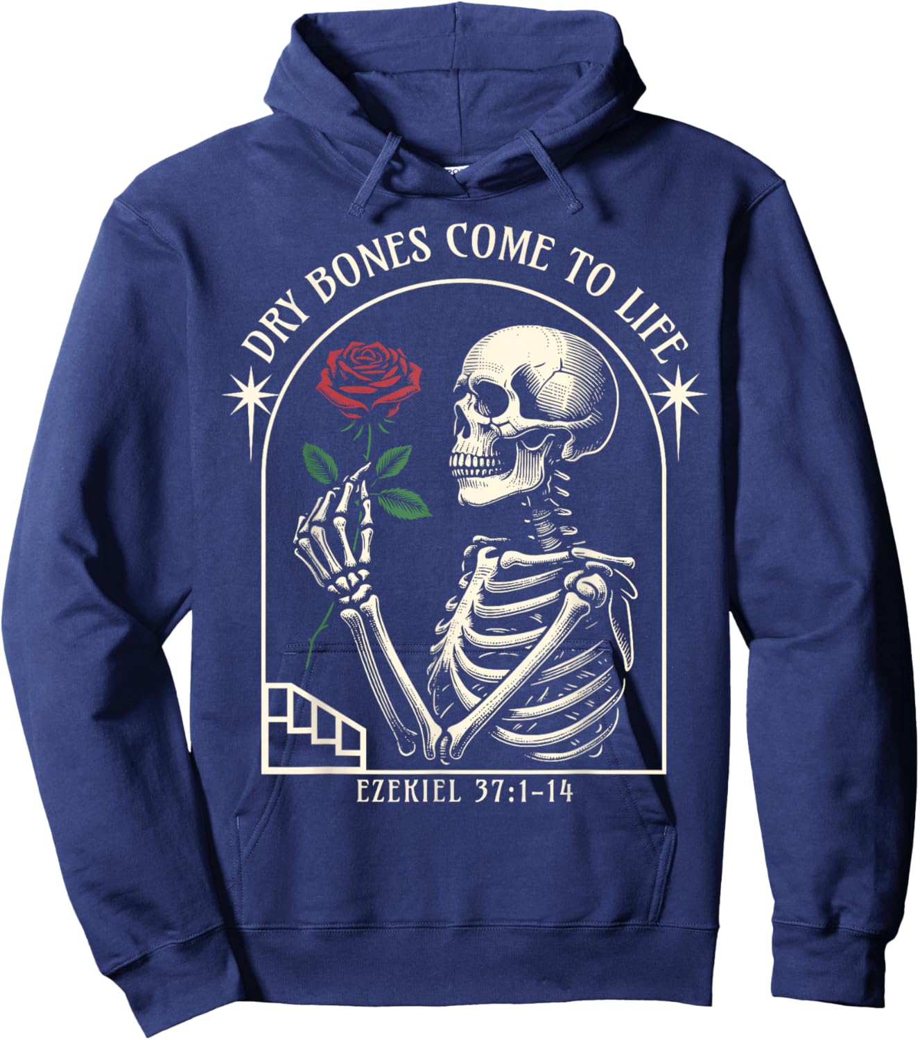 Dry Bones Come to Life Hoodie - Hoodie | Navy