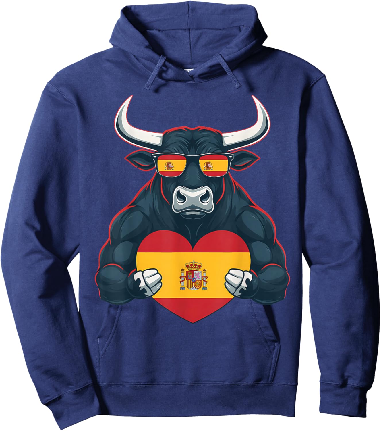 Spain Flag Spanish Flag Espana Roots Spanish Pride Hoodie - Hoodie | Navy