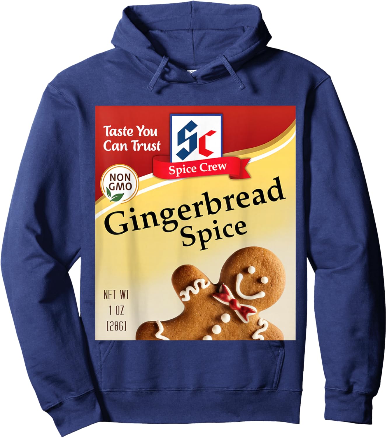 Gingerbread Spice Condiment Spice Costumes Group Matching Hoodie - Hoodie | Navy