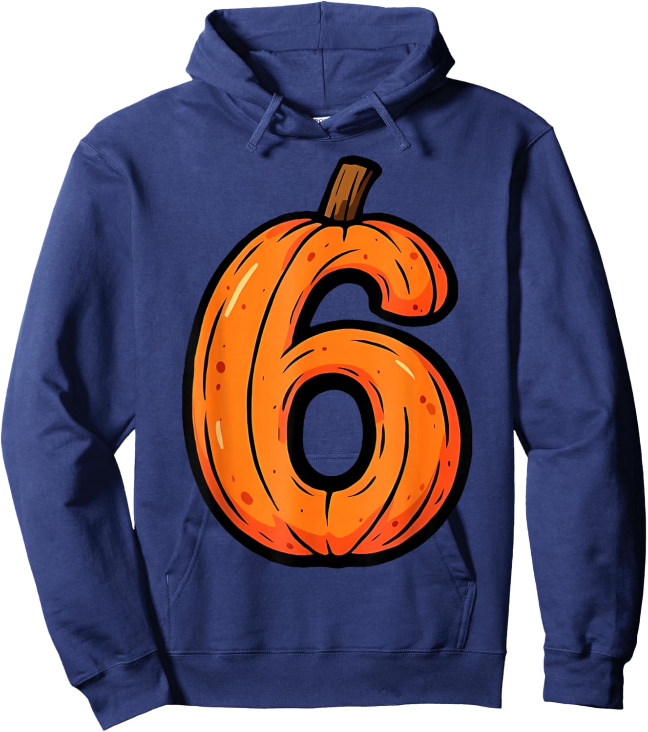 6 7 Pumpkin Funny Six Seven Meme Halloween Costume Hoodie - Hoodie | Navy