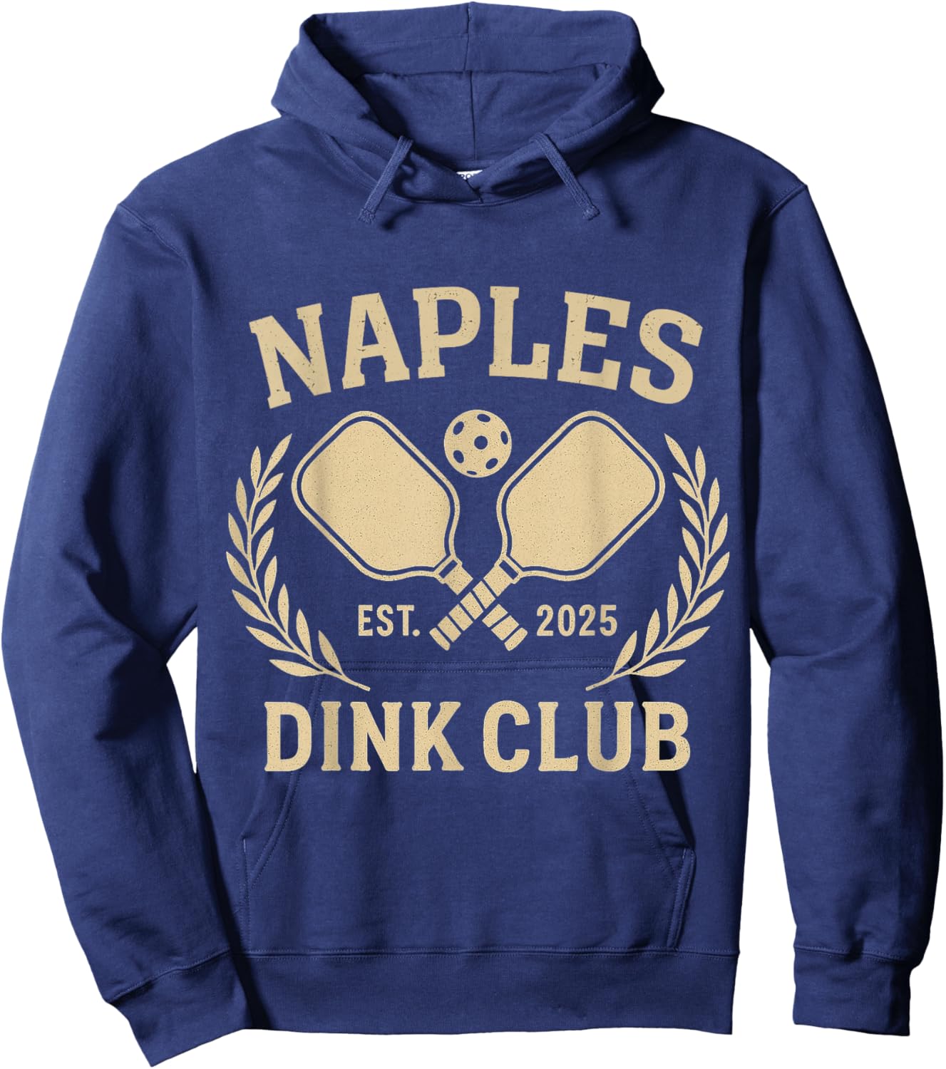 Naples Florida Dink Pickleball Club Pickleball Athletic Hoodie - Hoodie | Navy