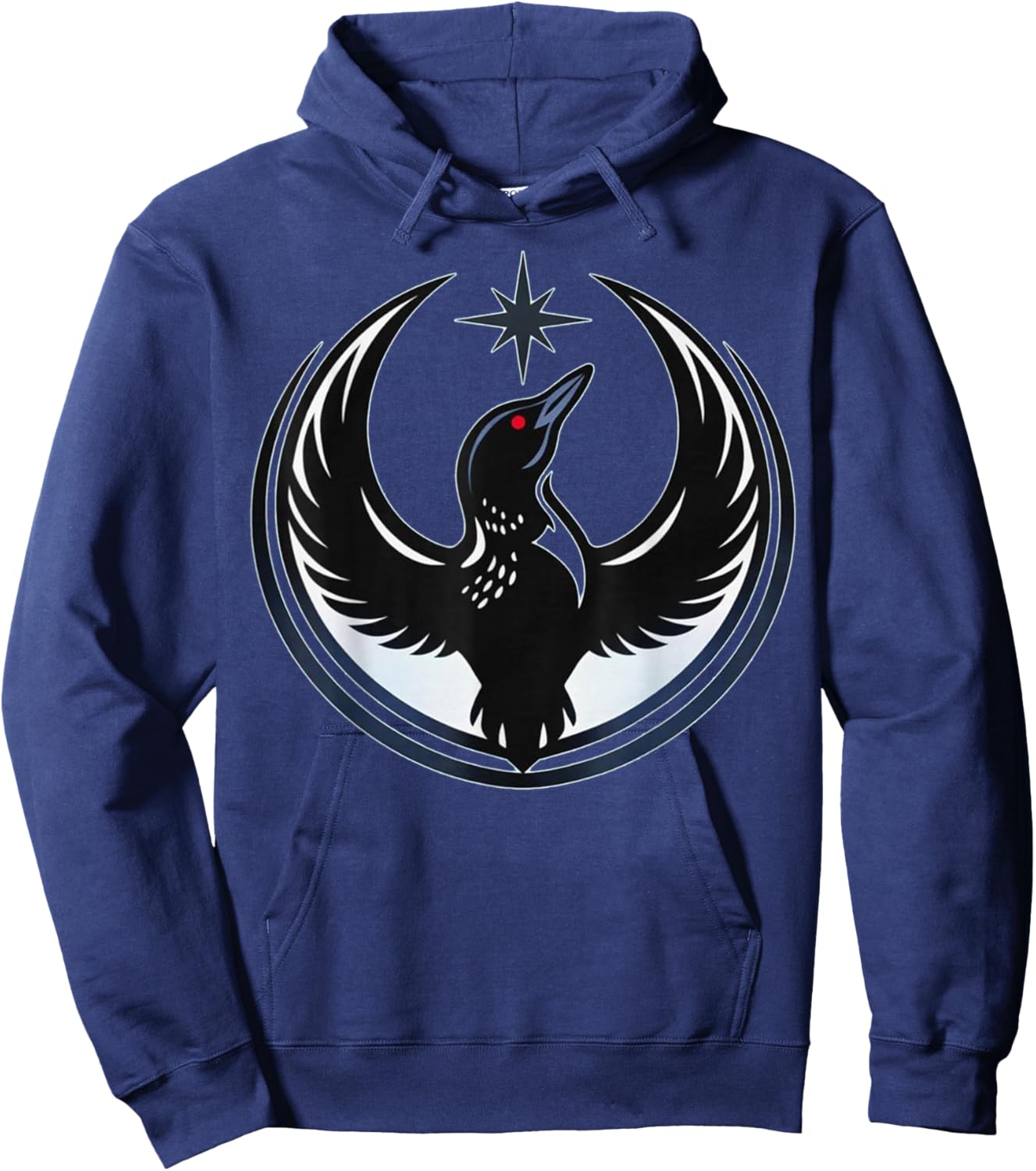 Minnesota Rebel Loon Hoodie - Hoodie | Navy