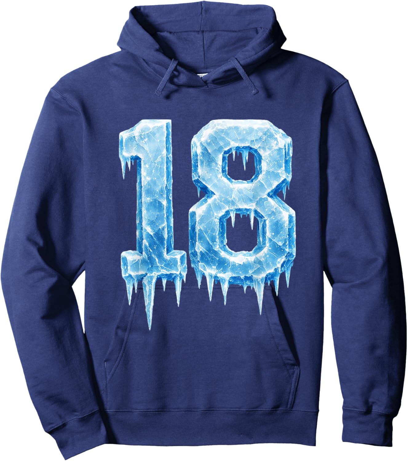 18 Iceman Football Jersey Football Player Number Hoodie - Hoodie | Navy