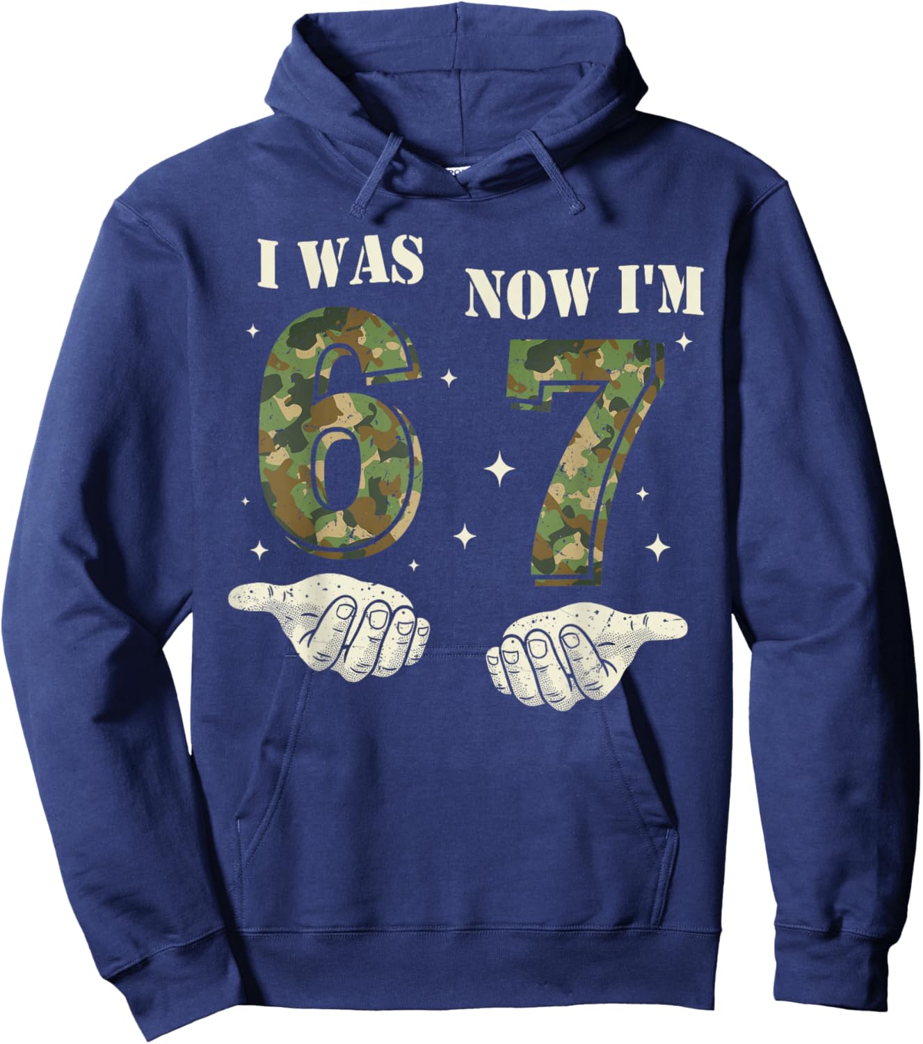 I was 6 Now I'm 7 Year Old Birthday 6 7 Birthday Boys Kids Hoodie - Hoodie | Navy