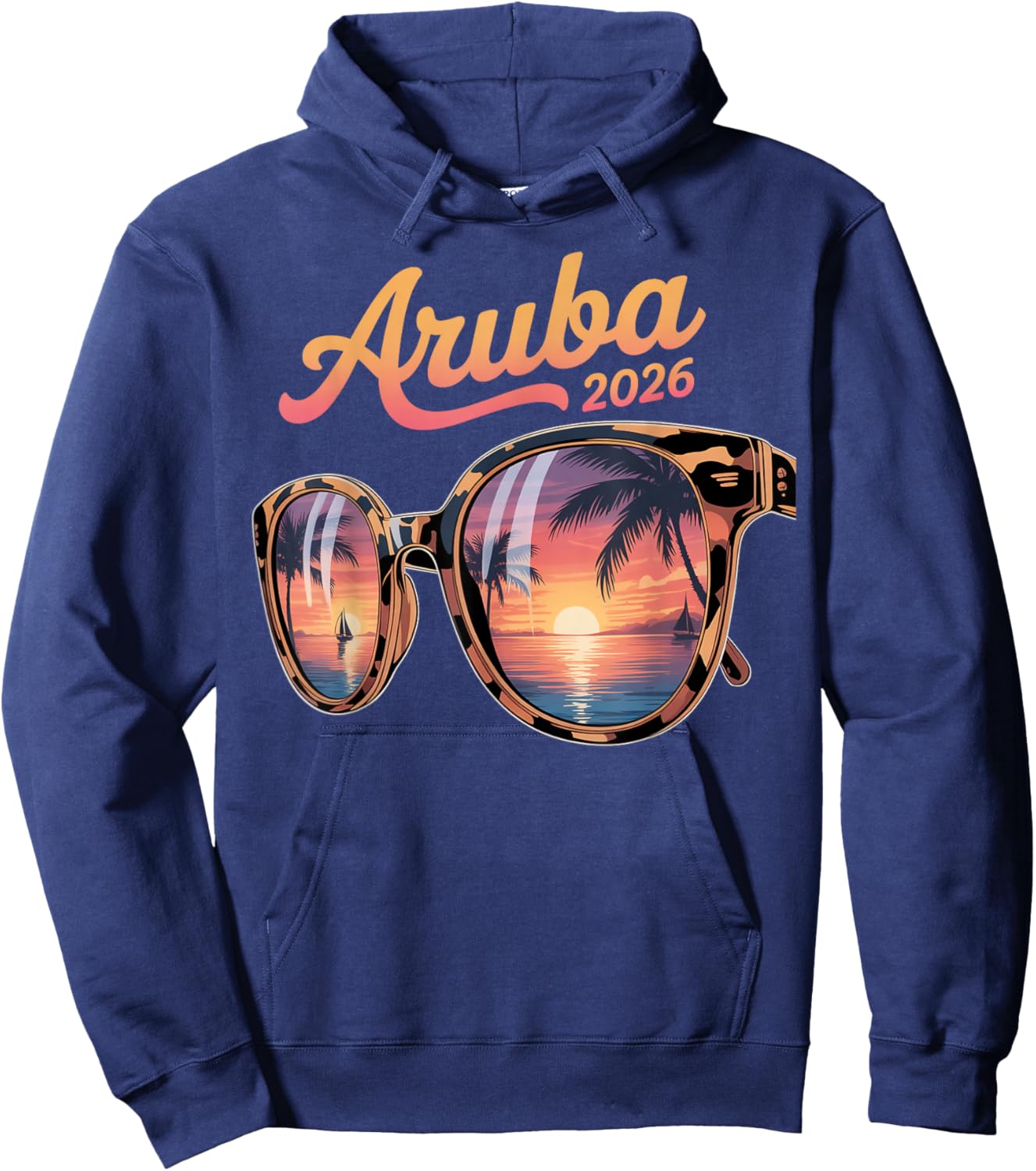 Aruba Cruise 2026 Matching Family Vacation Hoodie - Hoodie | Navy