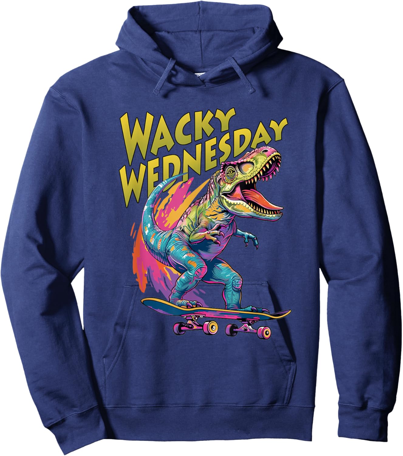 Wacky Wednesday Kids and Teachers | Mismatch Day Spirit Week Hoodie - Hoodie | Navy