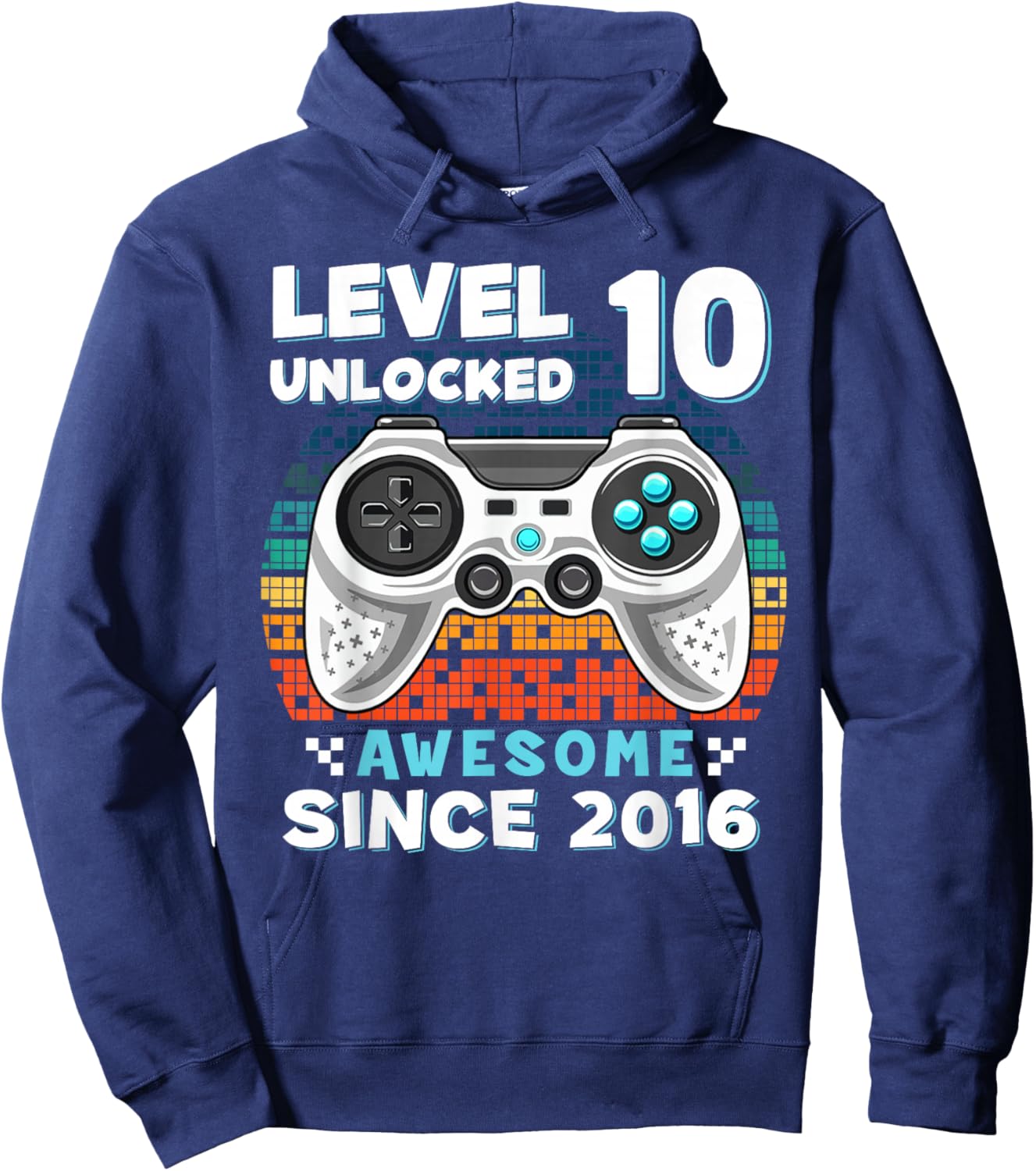 10th Birthday for Boys 10 Years Birthday Kids Gifts Hoodie - Hoodie | Navy