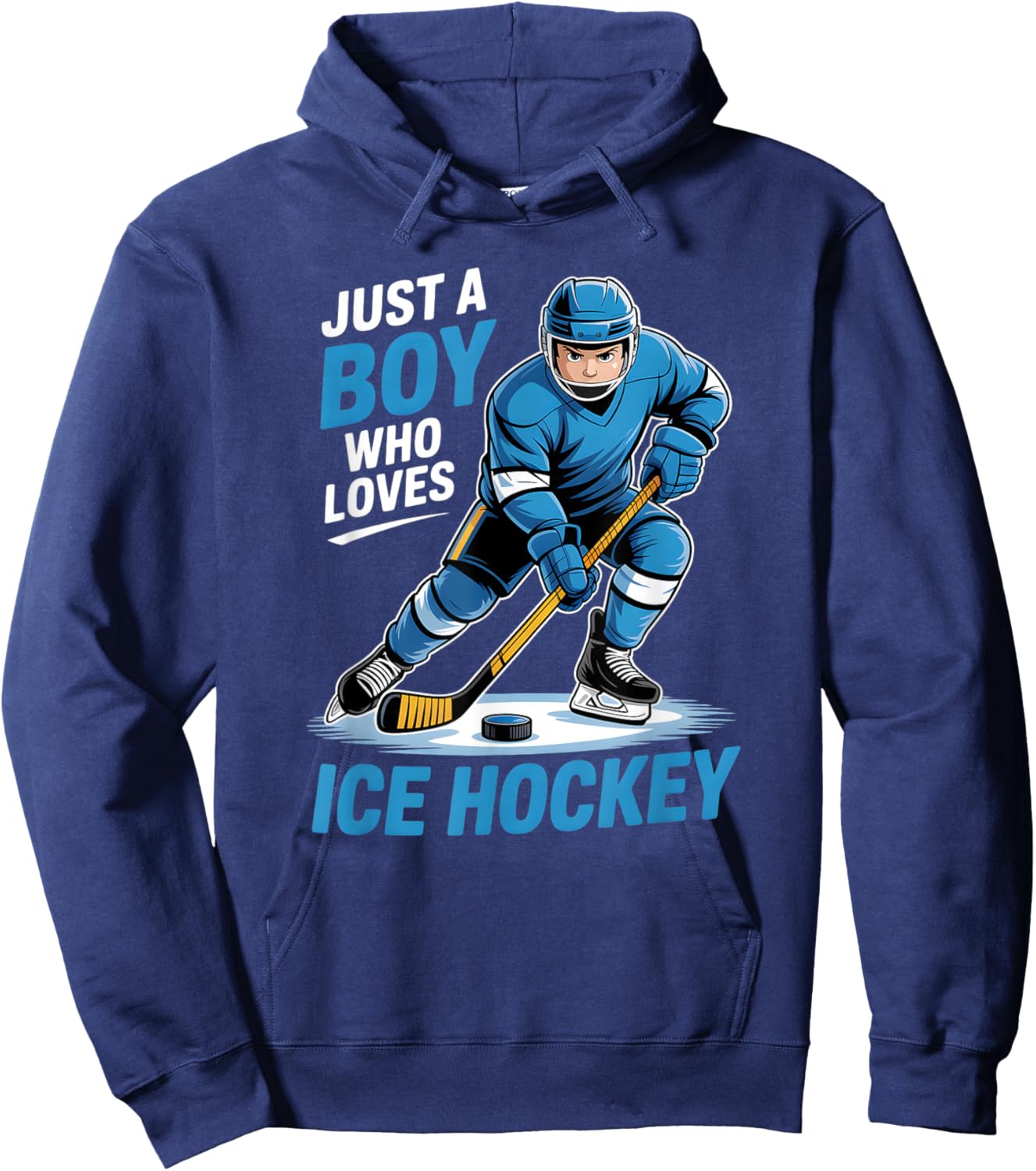 Boys Ice Hockey Hoodie - Hoodie | Navy