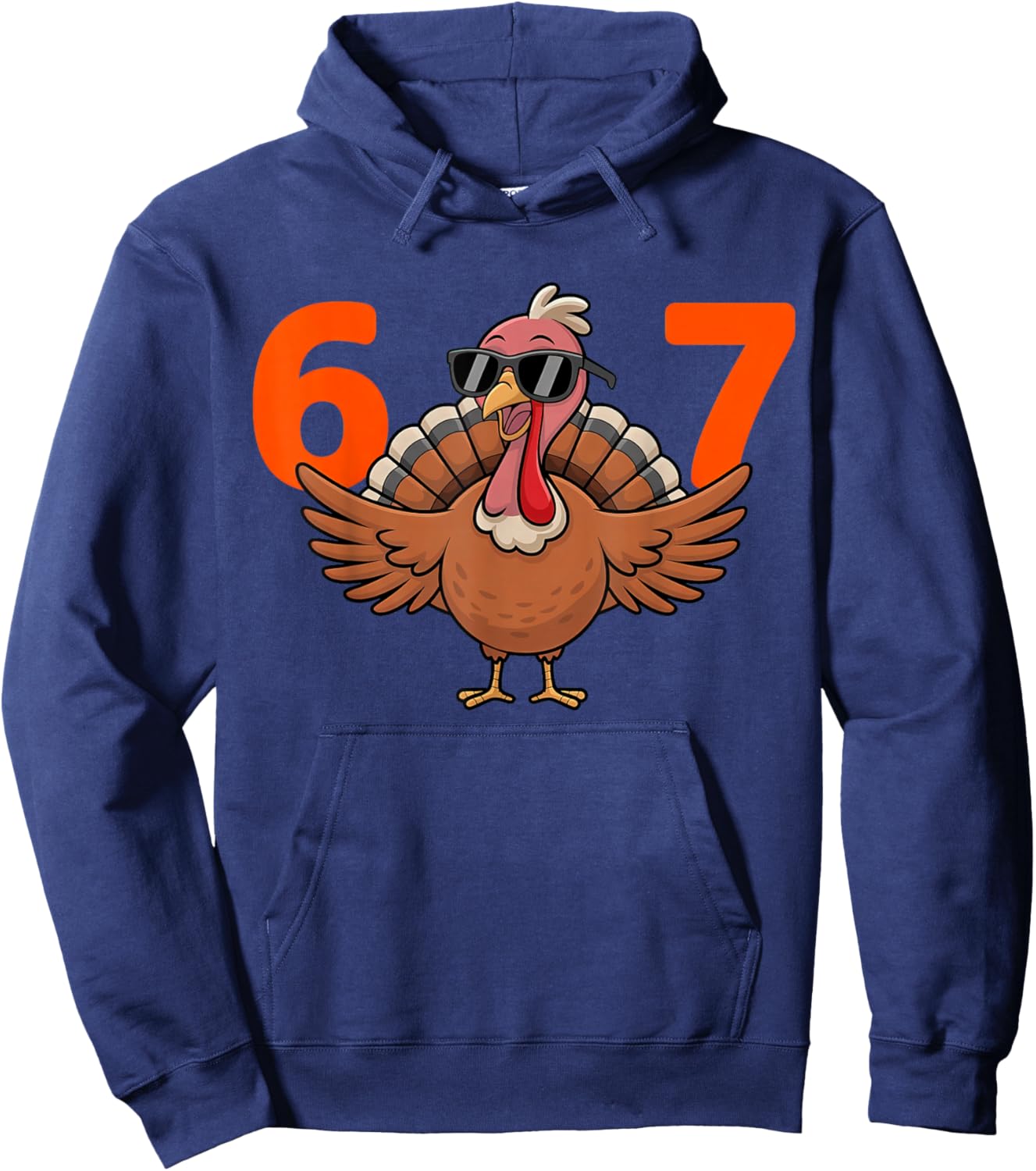 67 Thanksgiving Middle School 6 7 Hoodie - Hoodie | Navy