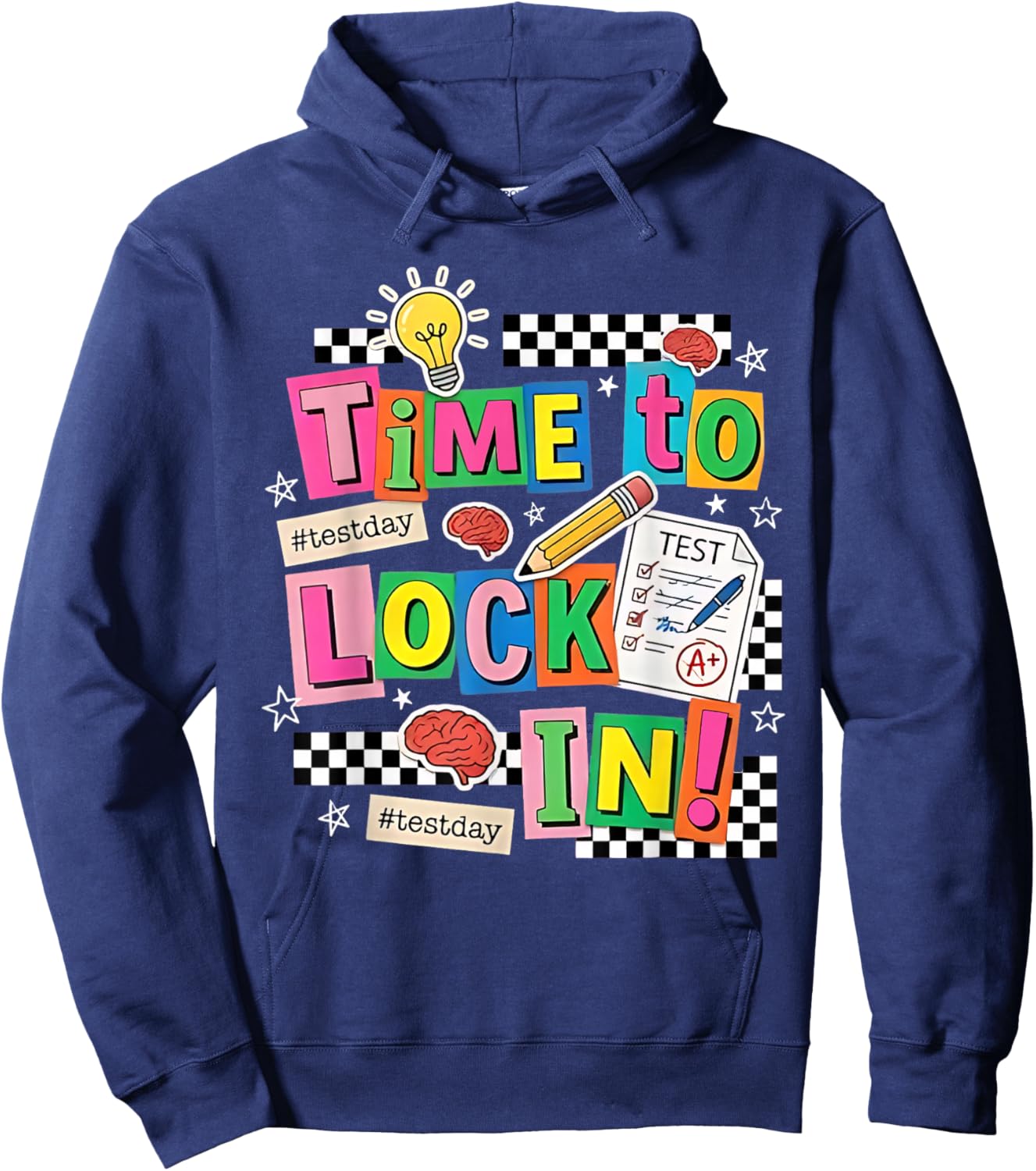 You Got This Test Day State Testing Time to Lock in Teacher Hoodie - Hoodie | Navy