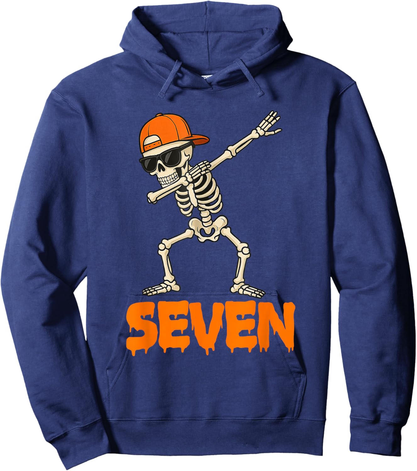 Funny Dabbing Skeleton 67 Meme Matching Halloween Costume Hoodie - Hoodie | Navy