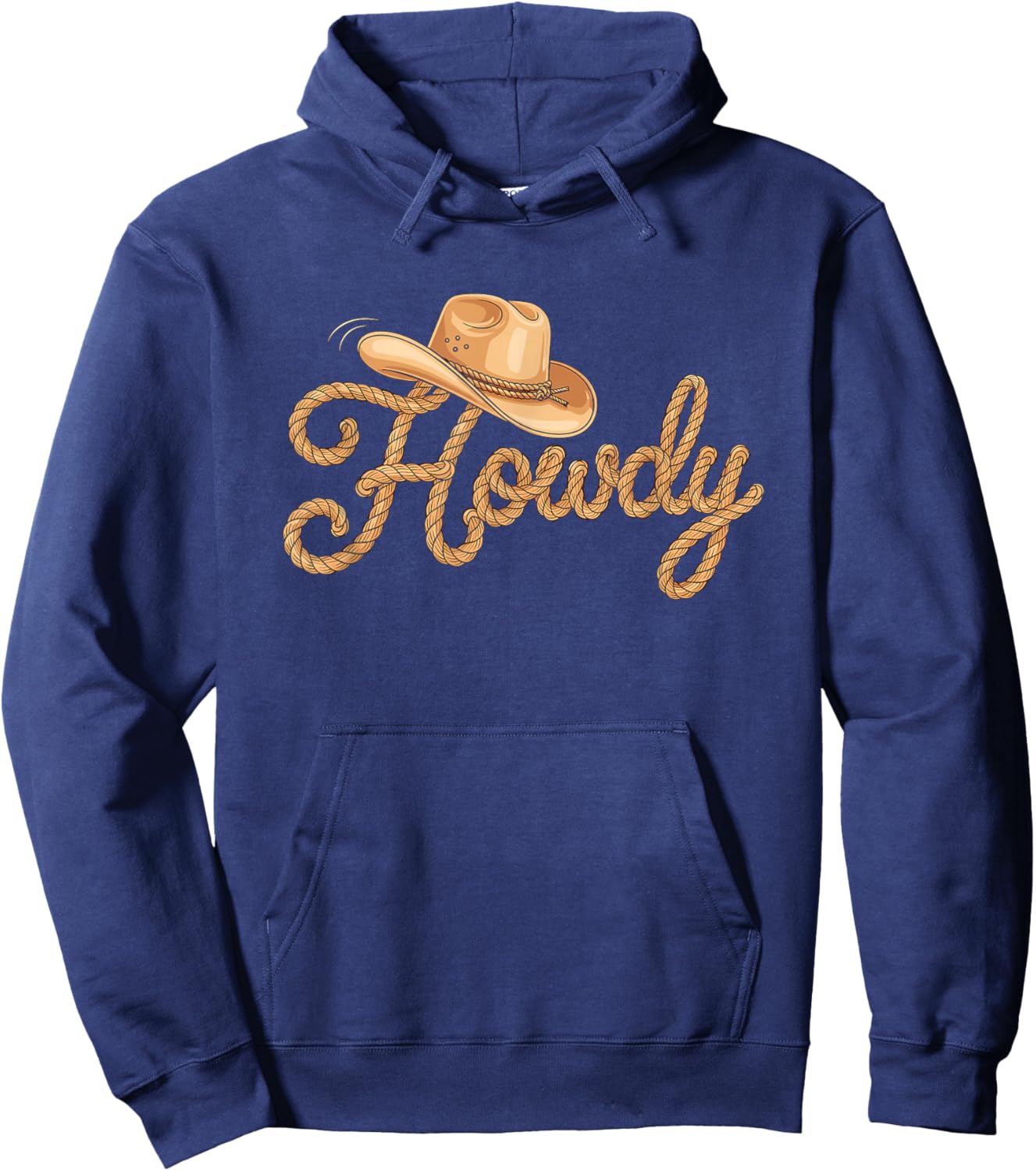 Howdy Cowgirl Cowboy Party Western Rodeo Country Men Women Hoodie - Hoodie | Navy