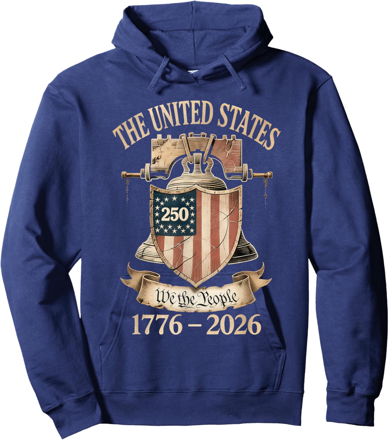 The United States 250 We The People 1776-2026 Anniversary Hoodie - Hoodie | Navy
