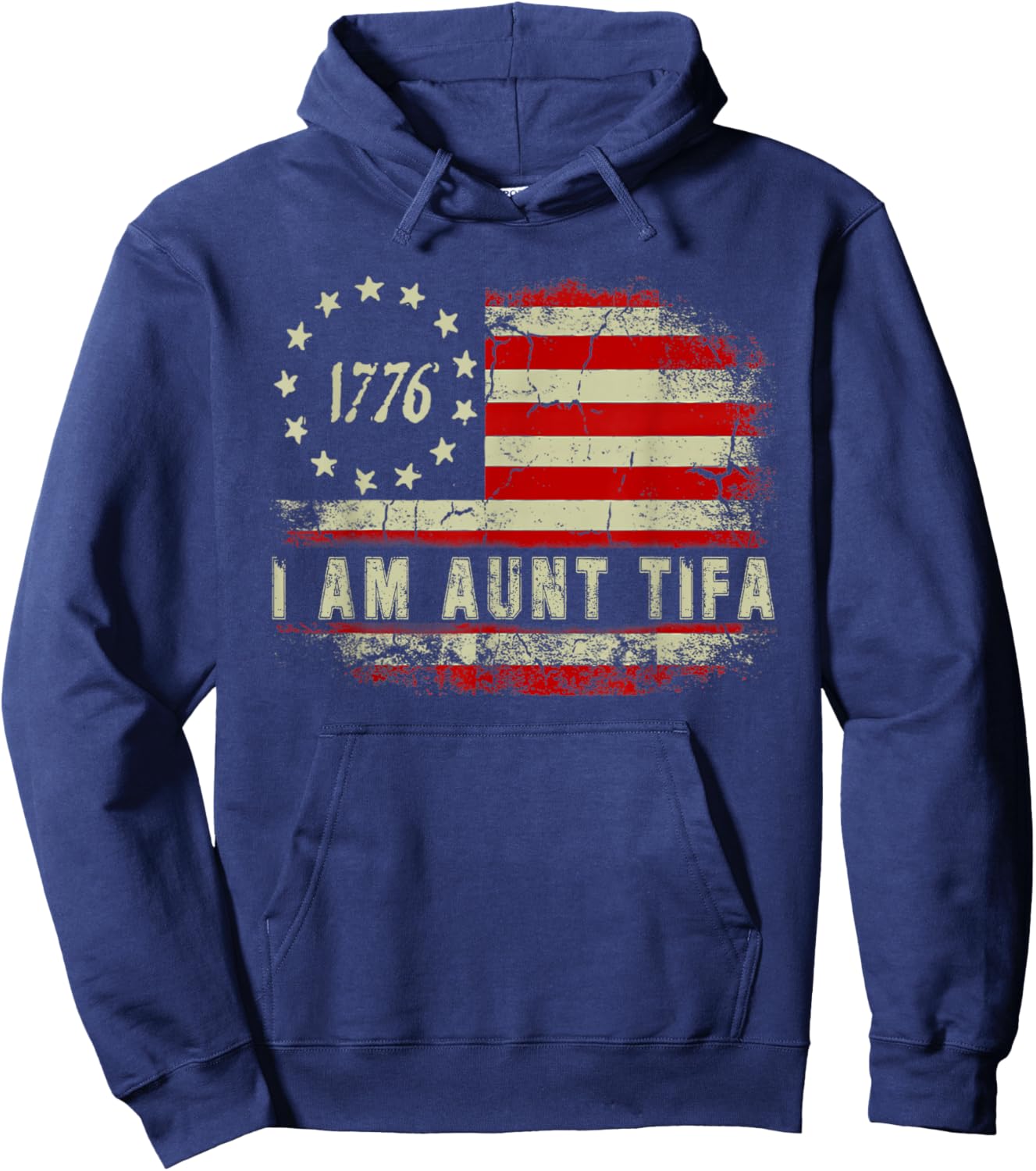 I Am Aunt Tifa Hoodie - Hoodie | Navy