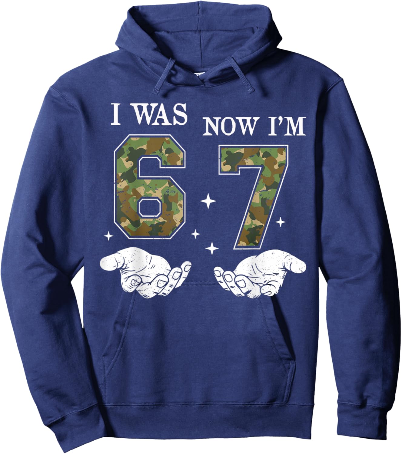 I was 6 Now I'm 7 Year Old Birthday 6 7 Birthday Boys Kids Hoodie - Hoodie | Navy