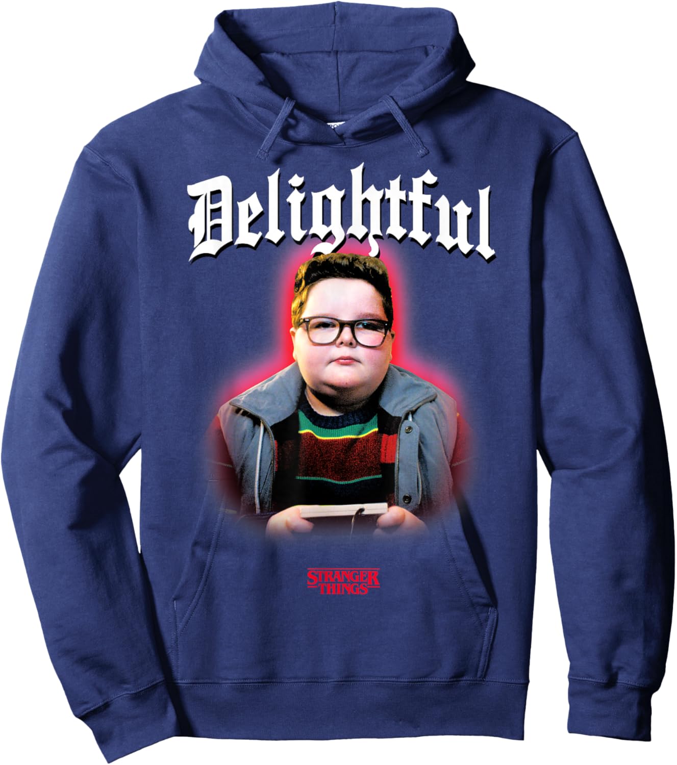 Stranger Things Dustin Henderson Delightful Hoodie - Hoodie | Navy