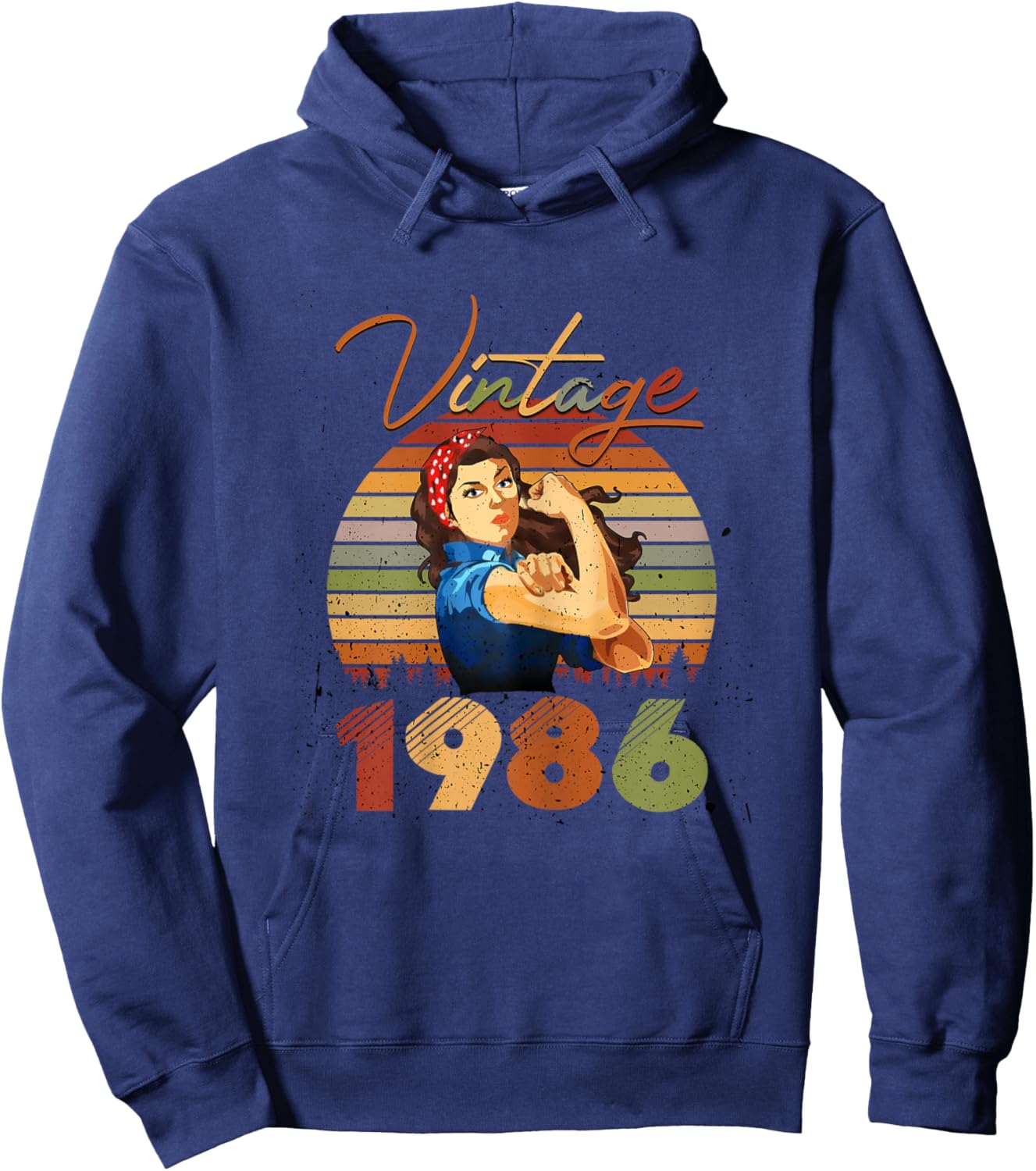 40th Birthday Gift Limited Edition Born in 1986 40 Yrs Old Hoodie - Hoodie | Navy