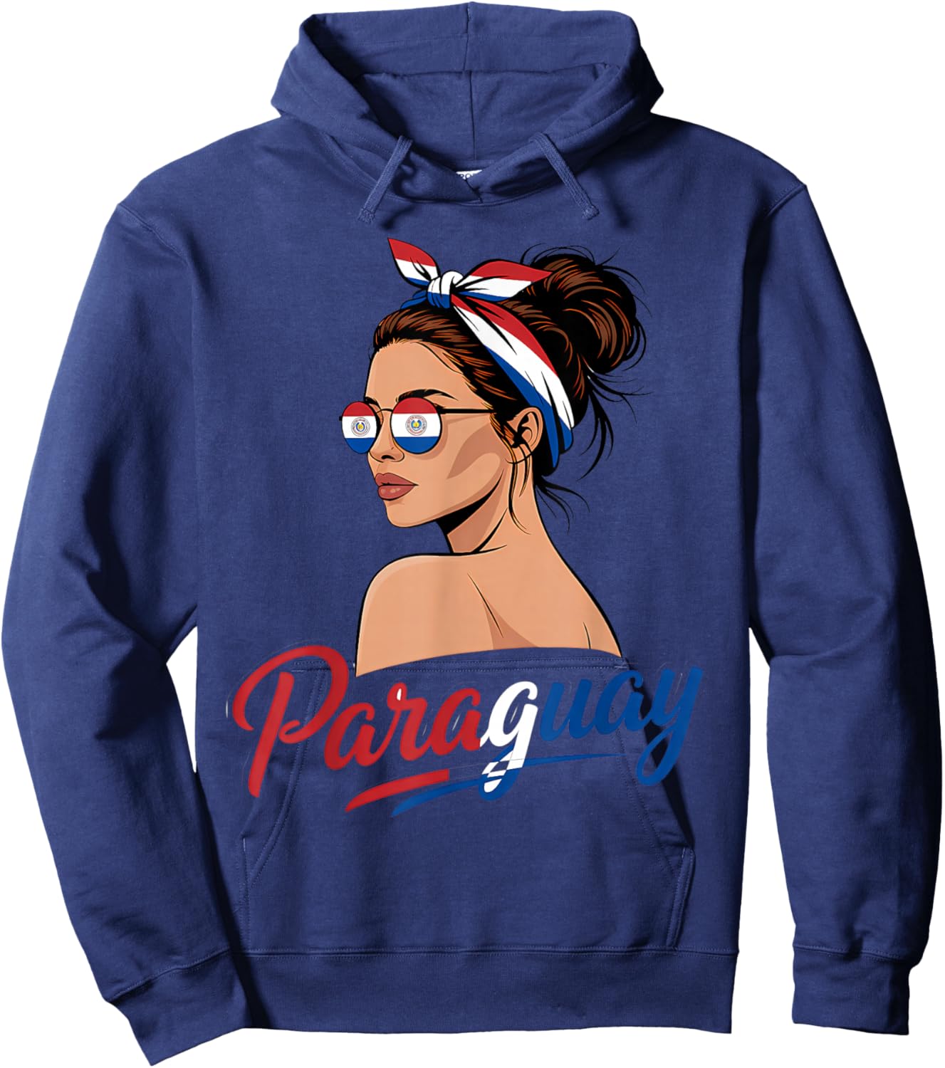 Paraguay Roots Paraguayan Flag Hoodie - Hoodie | Navy
