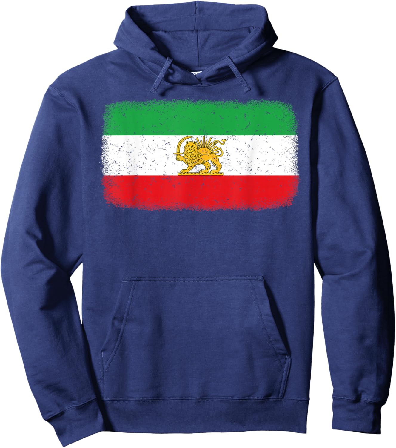Iran Flag Lion Persian Men Women Kids Hoodie - Hoodie | Navy