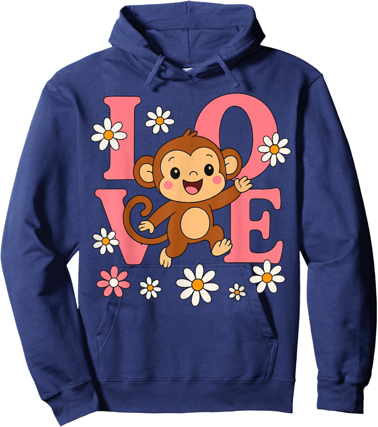 Monkey Love Hoodie - Hoodie | Navy