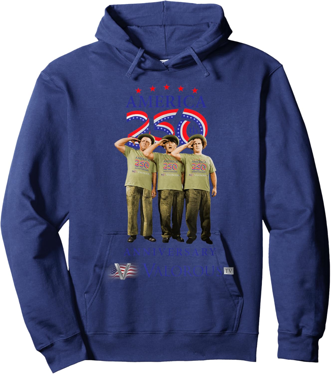 Three Stooges America 250 Hoodie - Hoodie | Navy