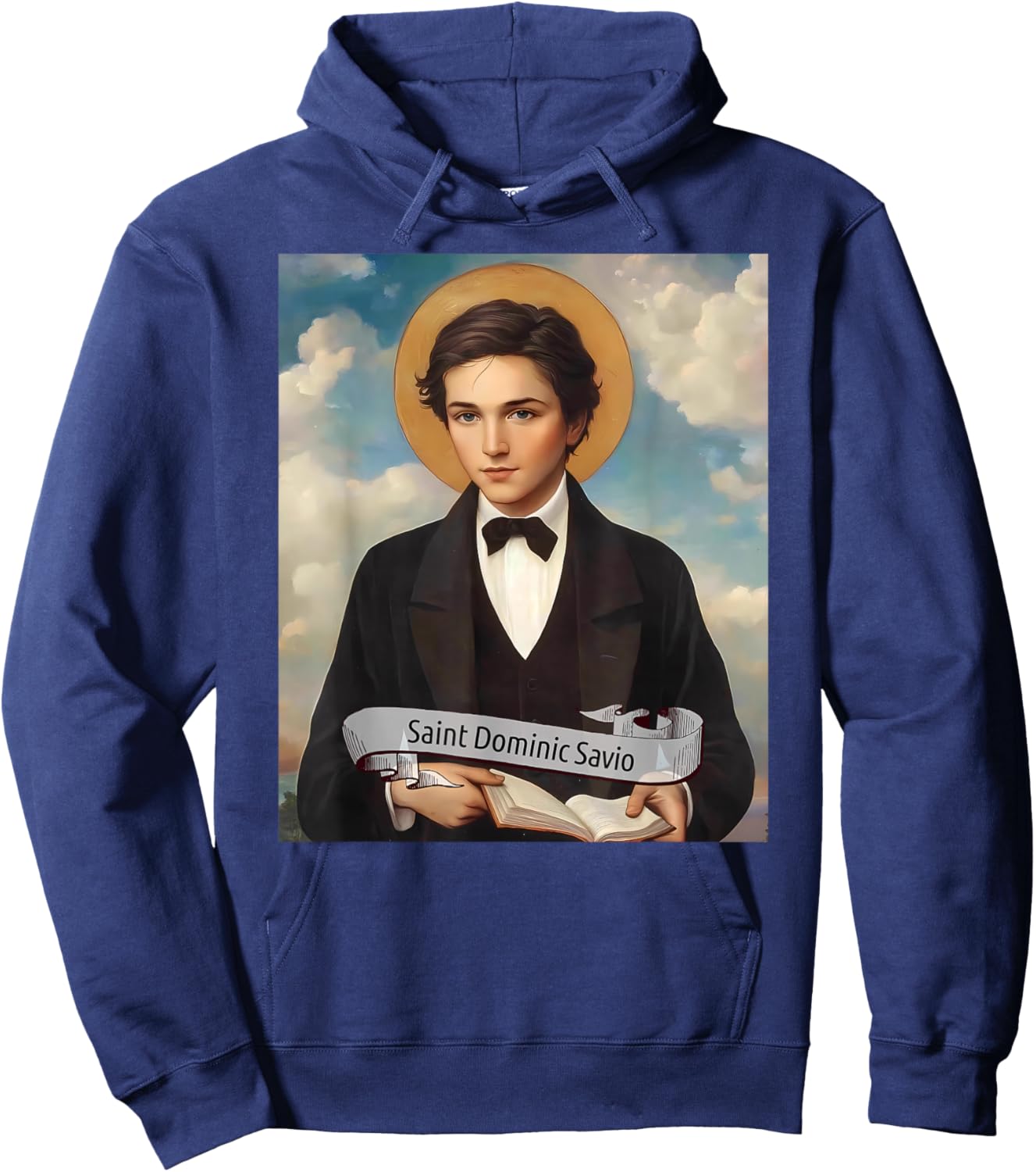 St Dominic Savio | Catholic Saints Design, Christian Gift Hoodie - Hoodie | Navy