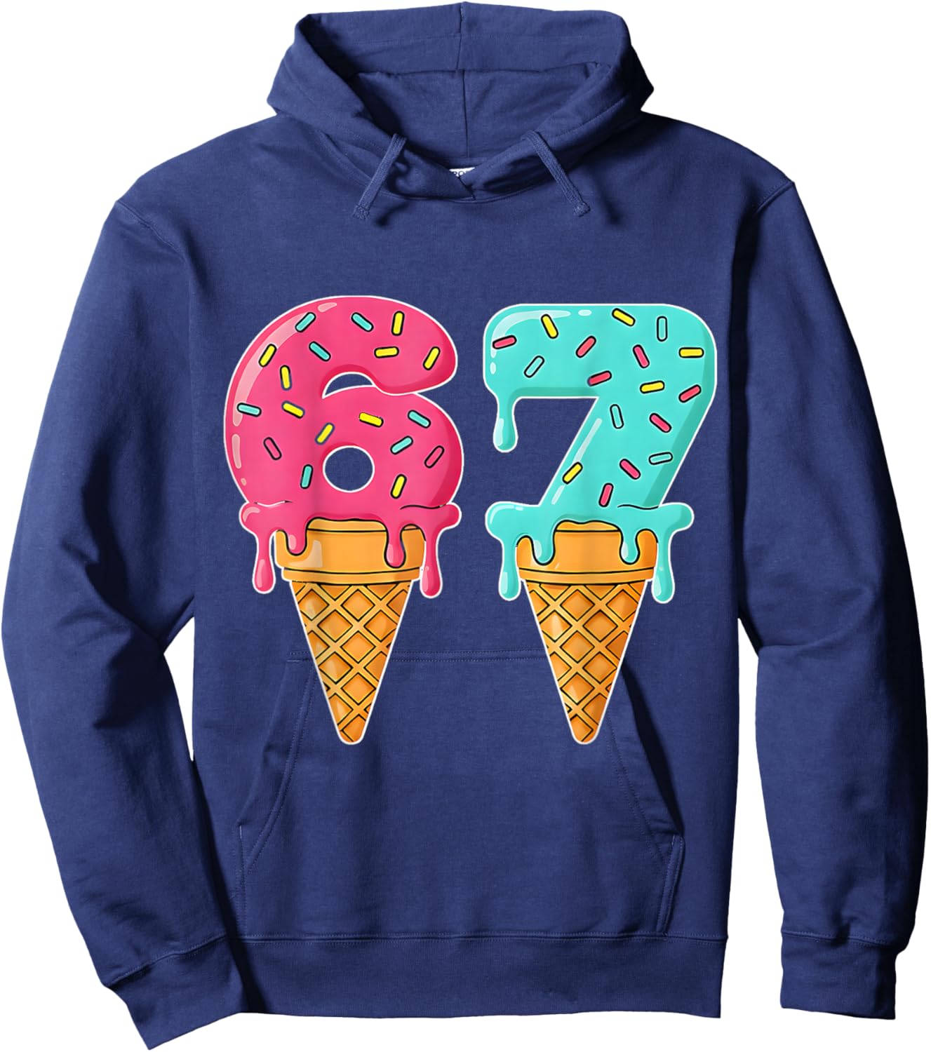 Baseball Life Style 101 Apparel Youth Drip Baseball Boys Kid Hoodie - Hoodie | Navy