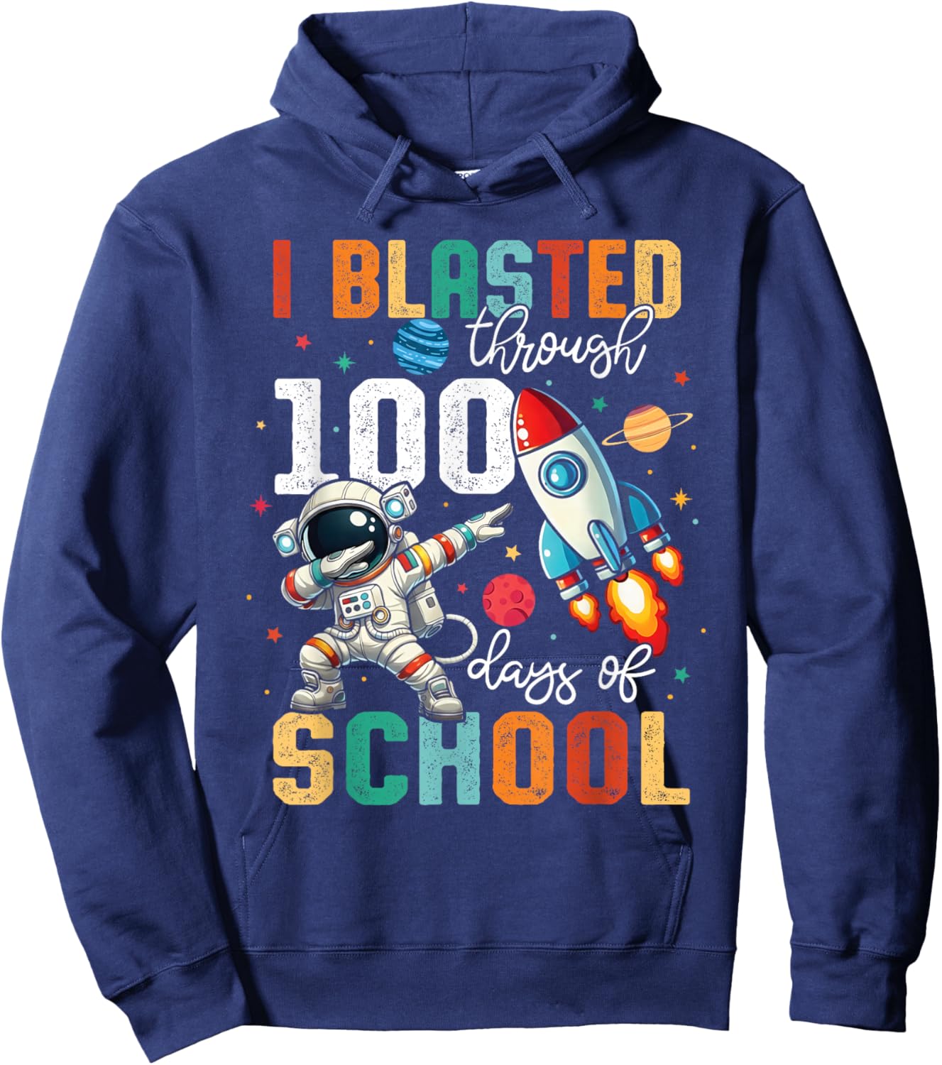 100th Day Boys Kids Hoodie - Hoodie | Navy