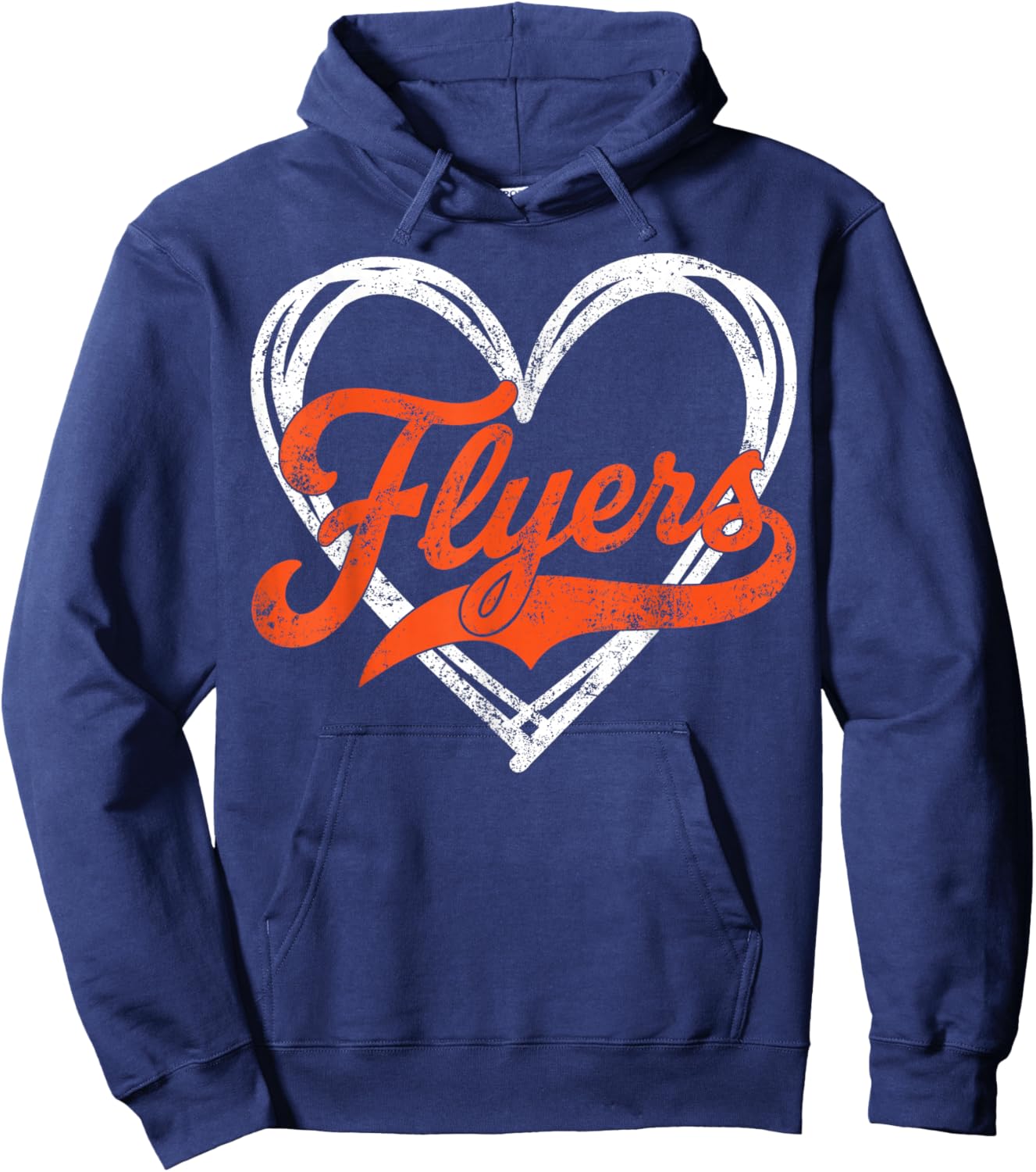 Flyers Vintage Women Boys Girls Kids Youth Hoodie - Hoodie | Navy
