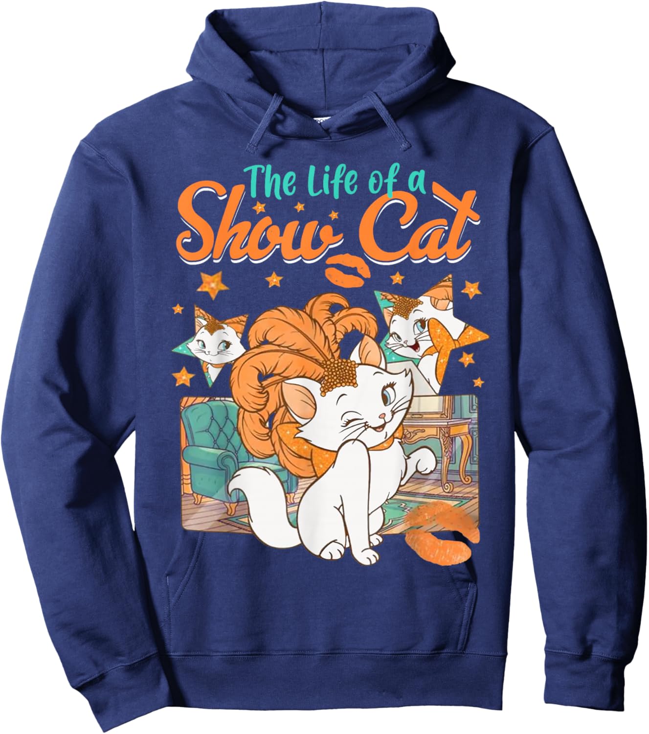 The Life of A Show Cat Girl Women Hoodie - Hoodie | Navy