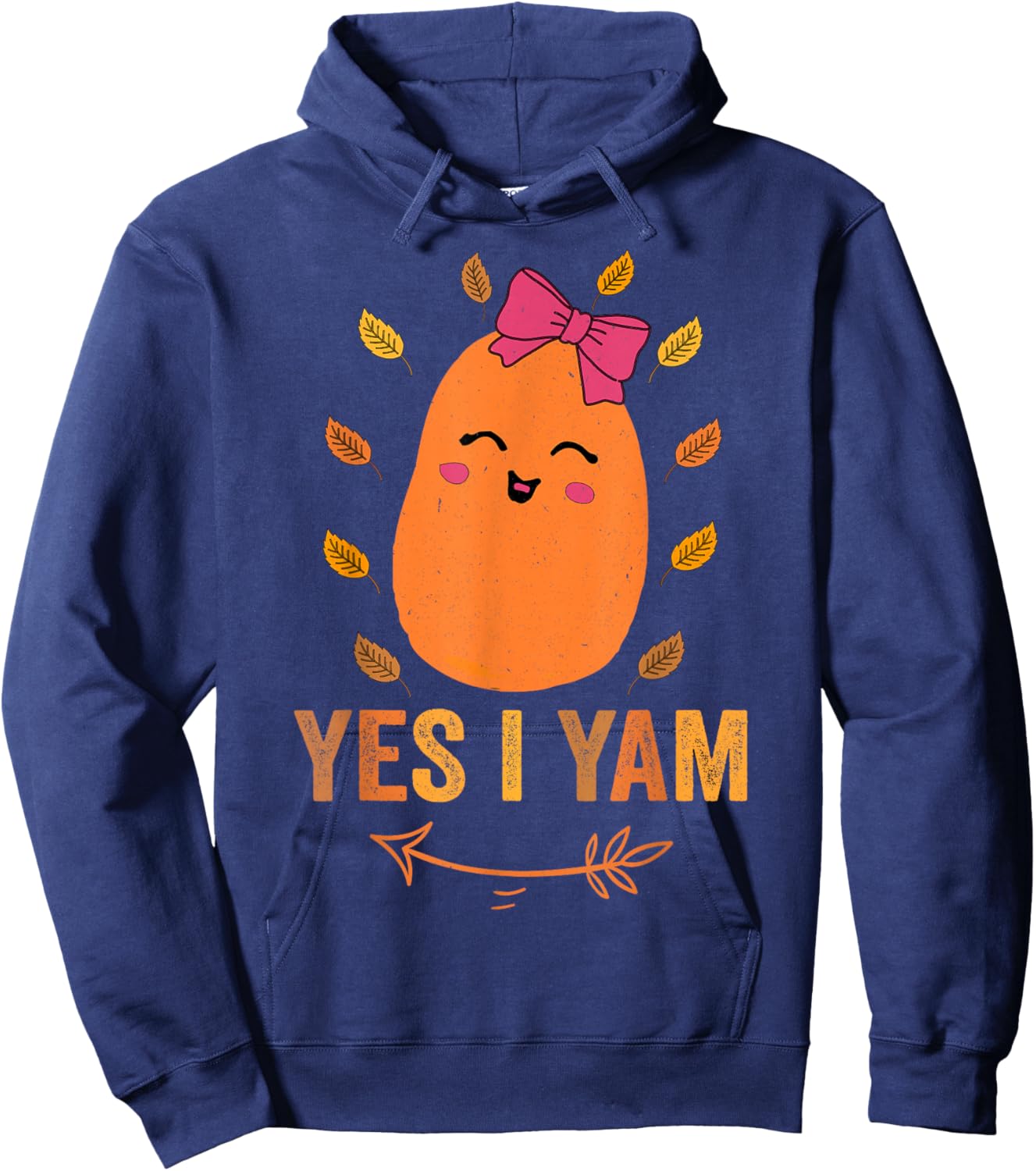 She's My Sweet Potato I yam Funny Hoodie - Hoodie | Navy