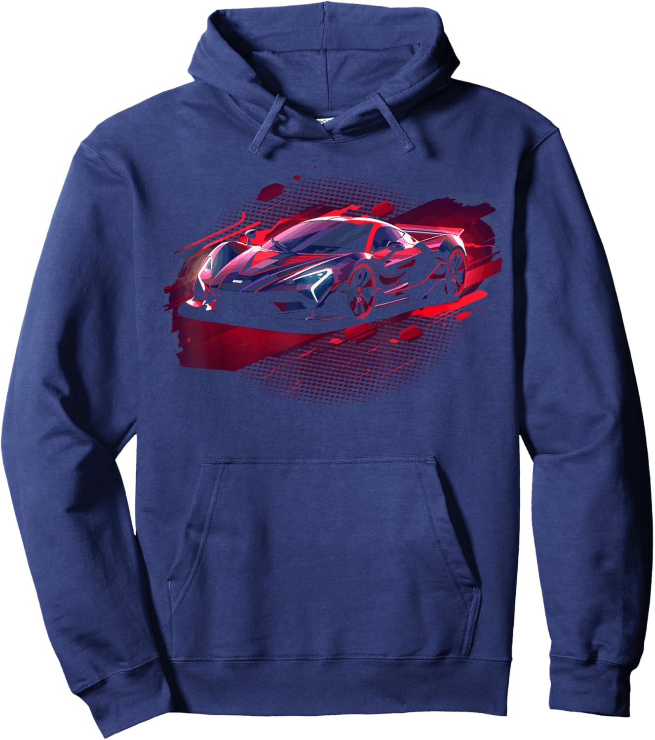 Supercar Sports Car Hoodie - Hoodie | Navy