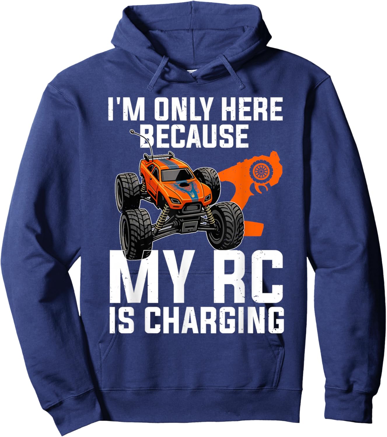 RC Car Design Women Kids RC Race Car Lover RC Car Hoodie - Hoodie | Navy