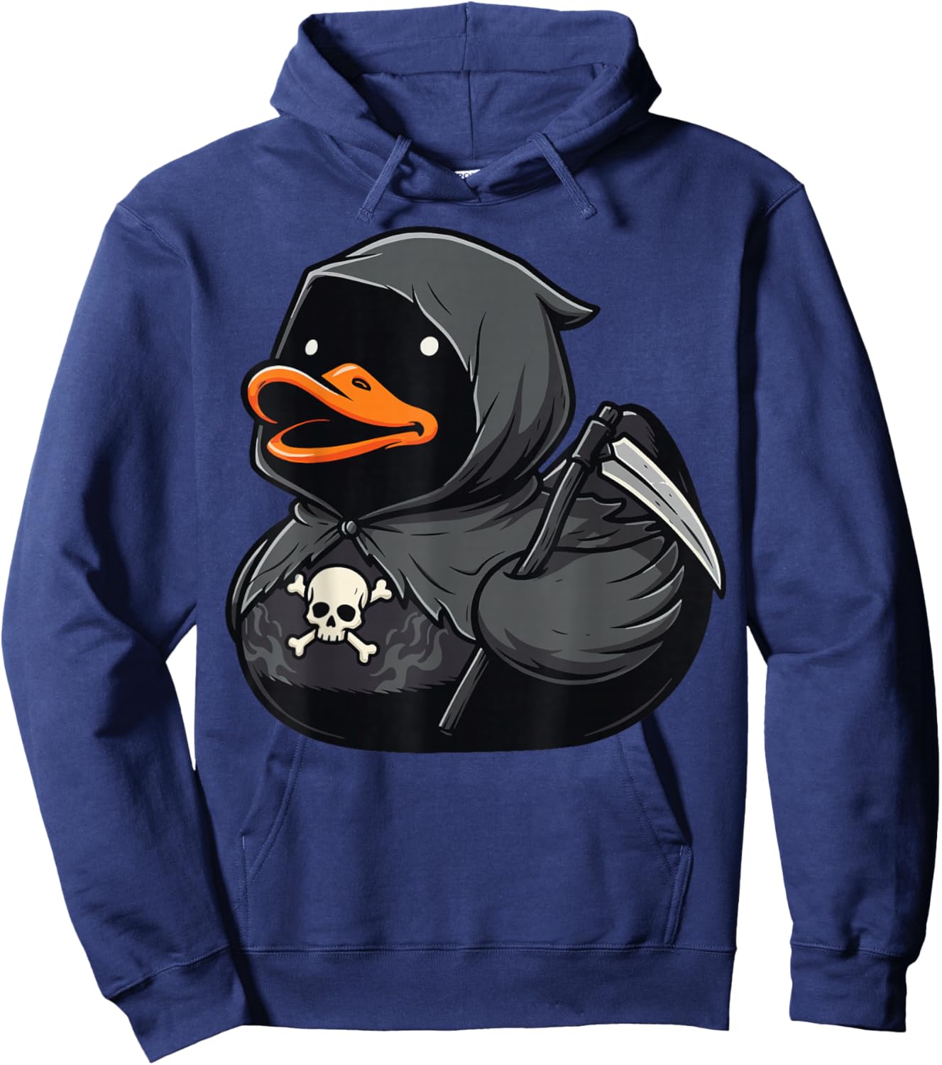 Rubber Duck Grim Reaper Halloween Hoodie - Hoodie | Navy
