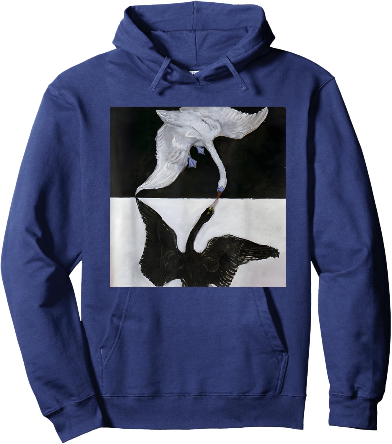 The Swan (No. 1) by Hilma af Klint (1915) Hoodie - Hoodie | Navy