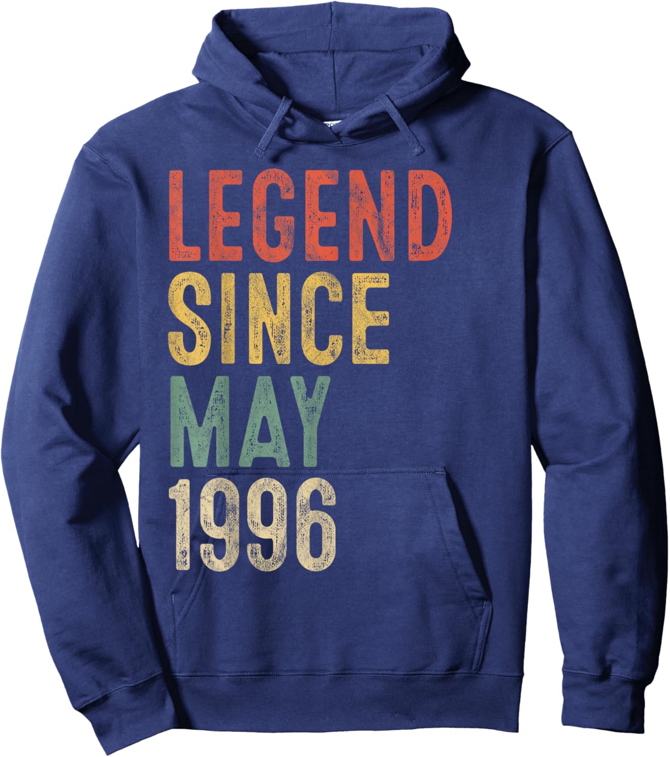 Legend May 1996 30th Birthday Men Women 30 Year Old Hoodie - Hoodie | Navy