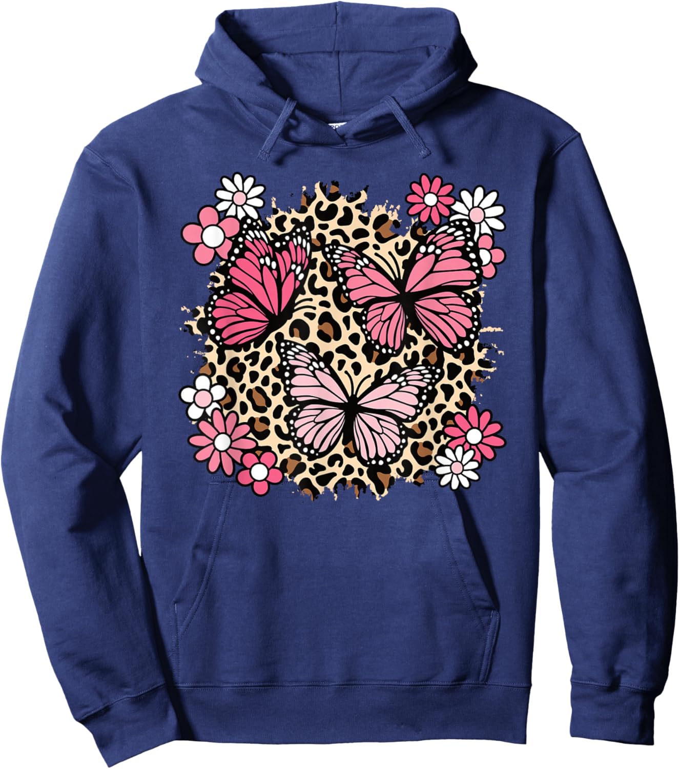 Cute Butterflies Butterfly Lover Women Girls Kids Hoodie - Hoodie | Navy