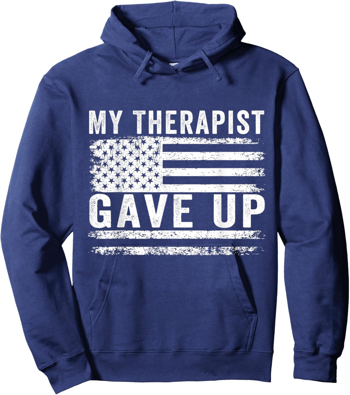 My Therapist gave up Hoodie - Hoodie | Navy