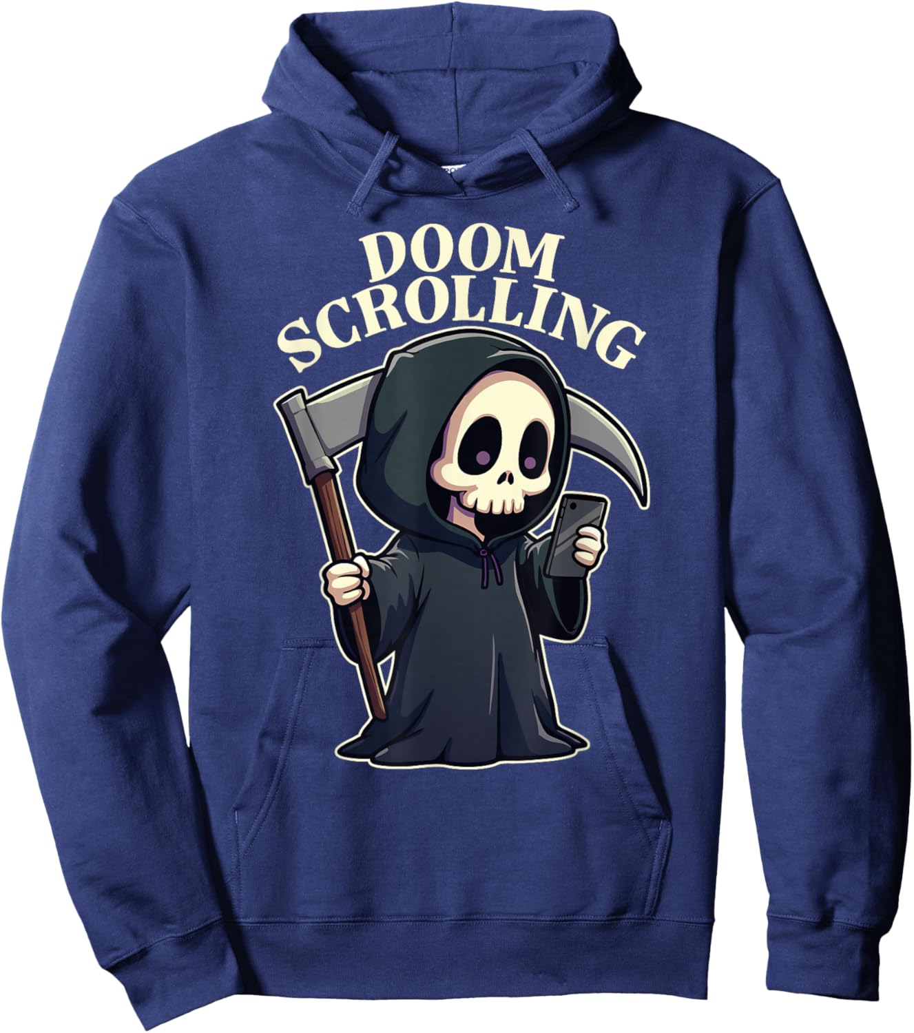 Doom Scrolling Hoodie - Hoodie | Navy