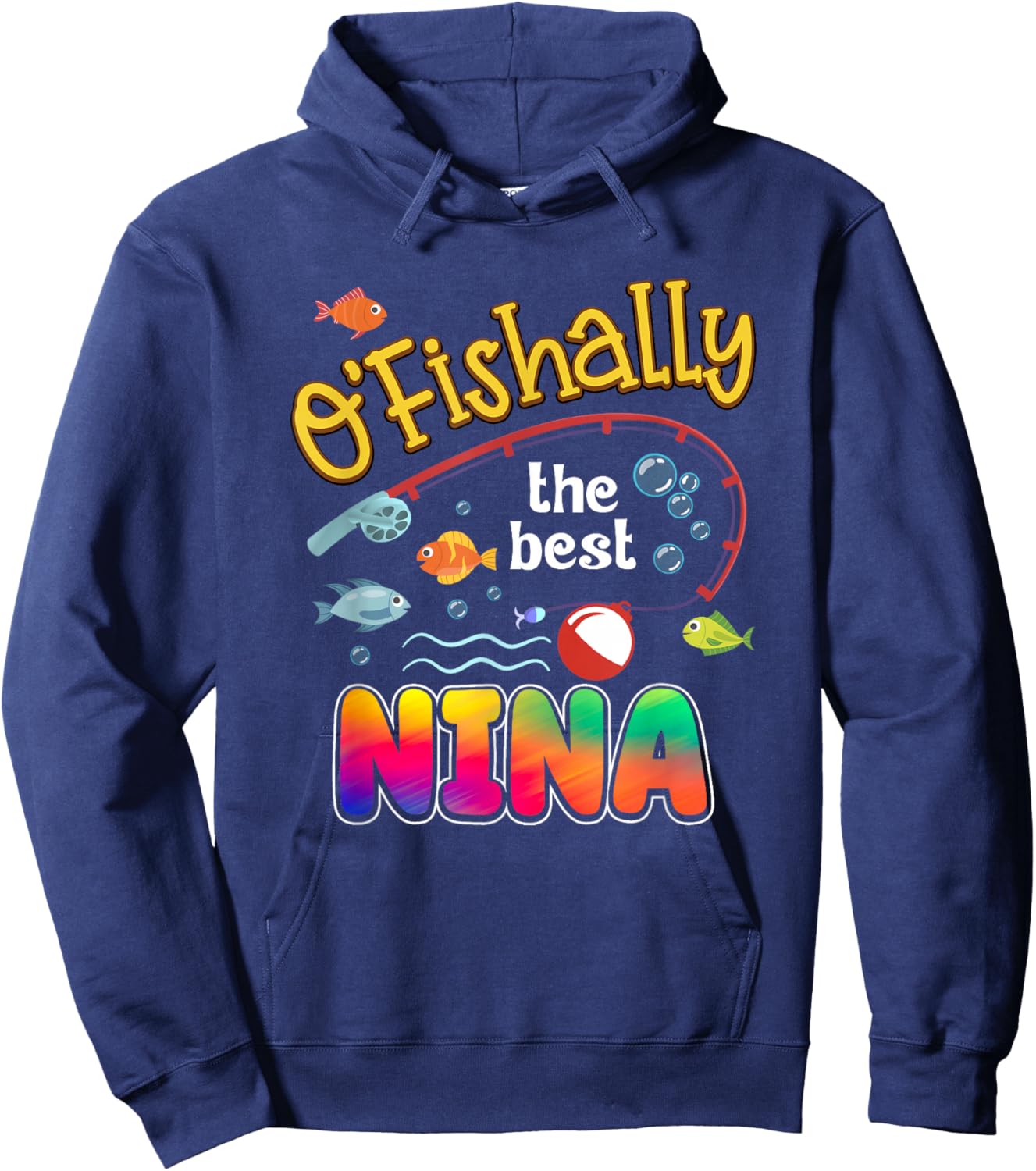Ofishally The Best Nina of The Birthday Boy Hoodie - Hoodie | Navy