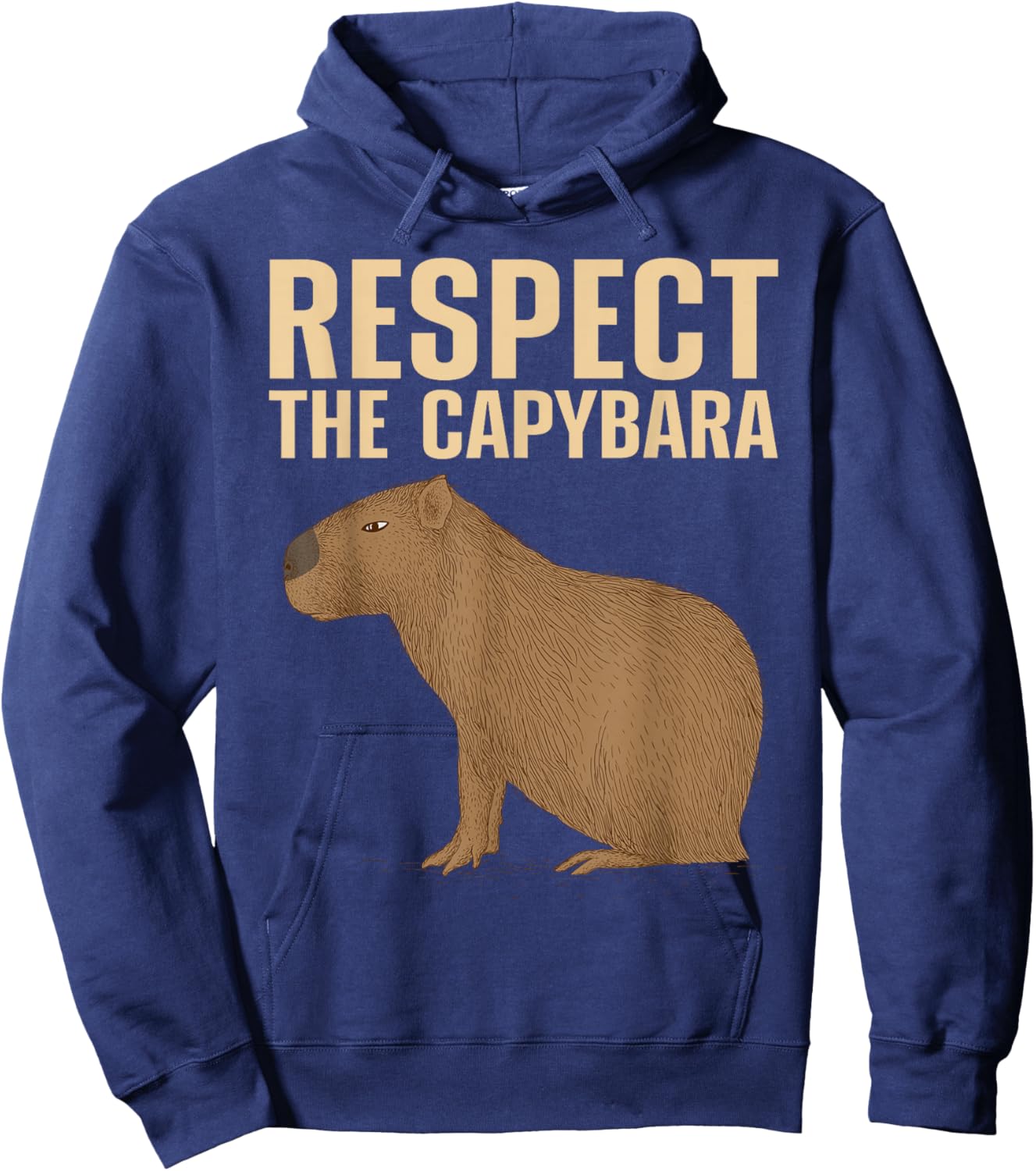 Cool Capybara Art Women Kids Rodent Capybara Lover Hoodie - Hoodie | Navy