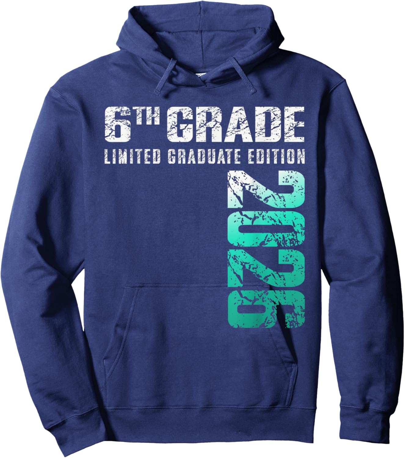 6th Grade Graduation Class of 2026 Hoodie - Hoodie | Navy