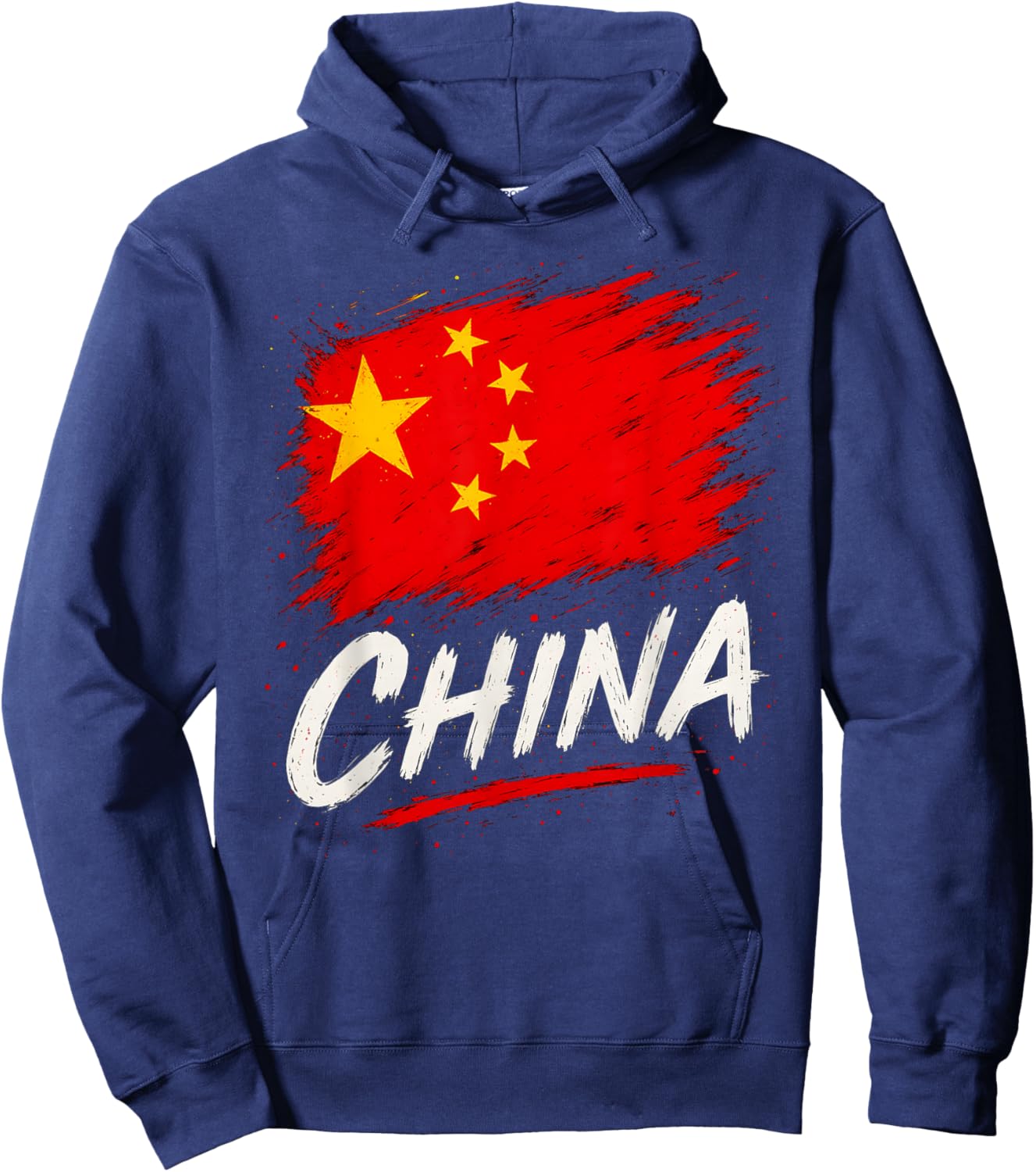 China Chinese Flag Hoodie - Hoodie | Navy