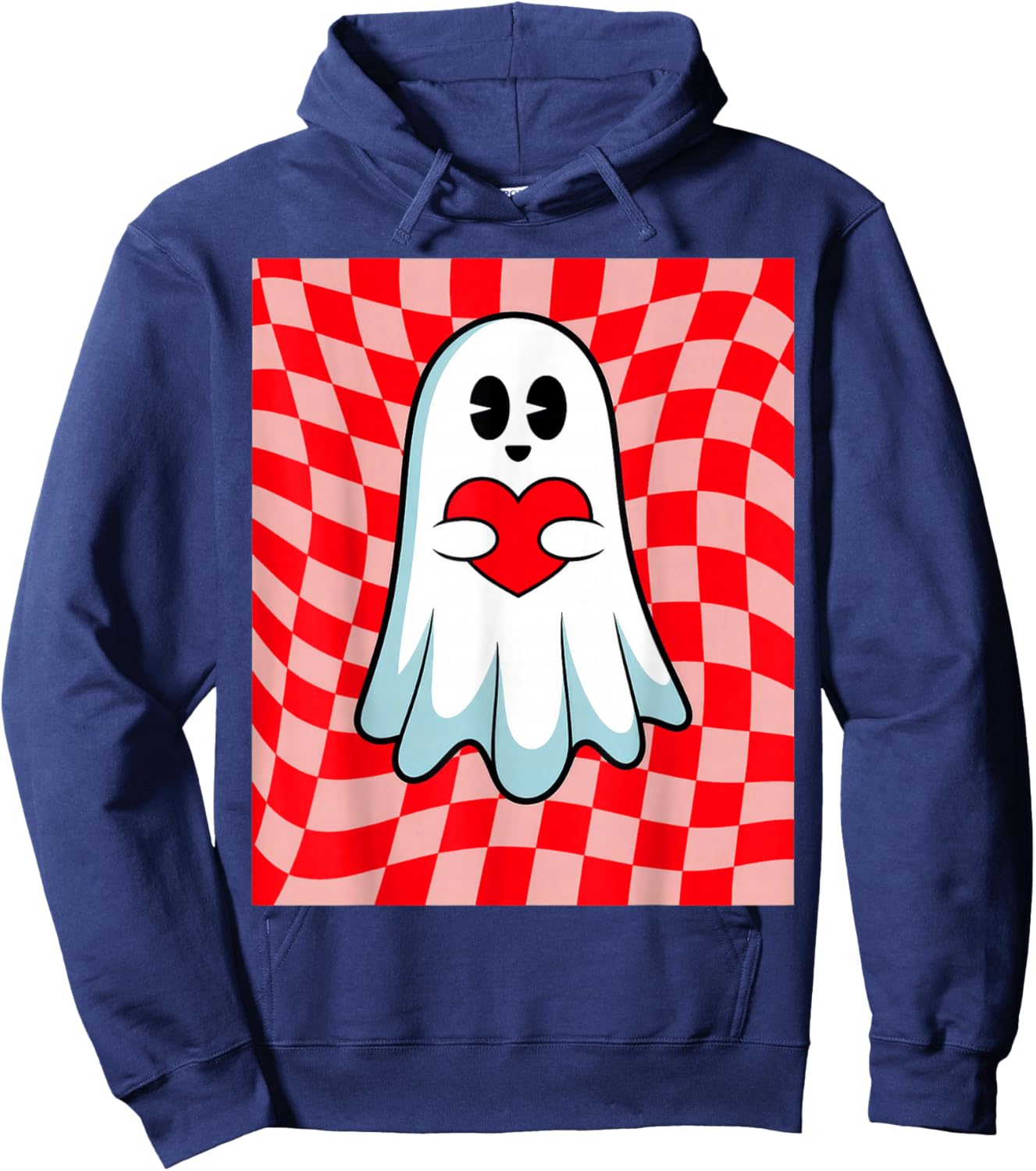 Valentine Ghost Hoodie - Hoodie | Navy