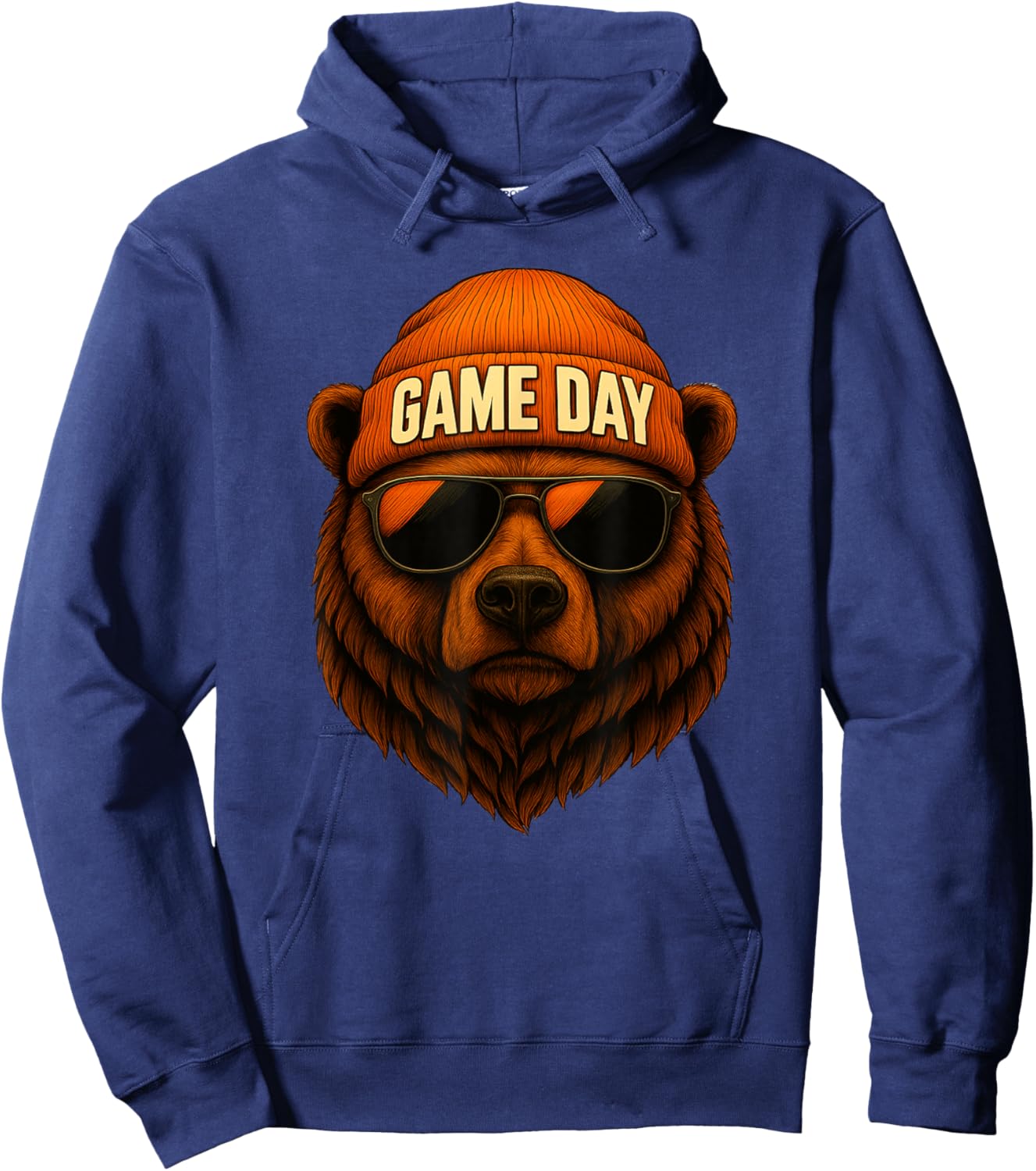 Game Day Bear Hoodie - Hoodie | Navy