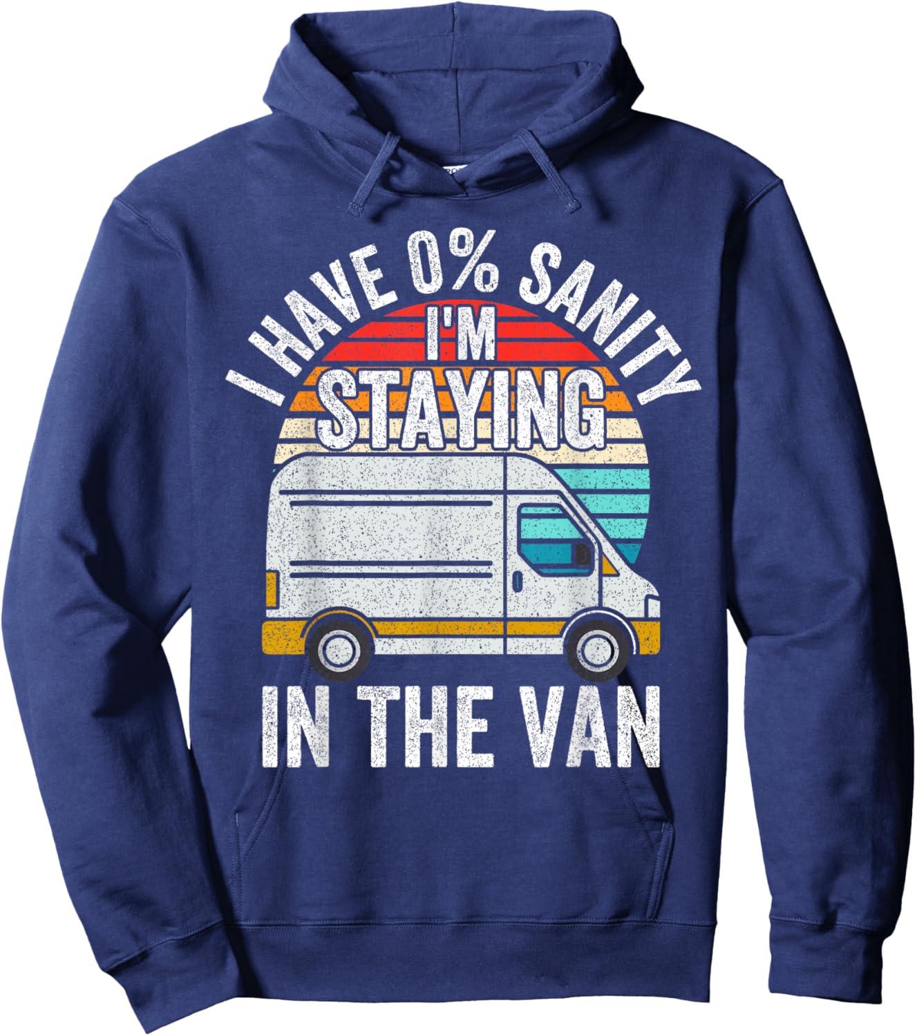 Vintage I'm Staying in Tha Van Phasmophobia Gamer Man Women Hoodie - Hoodie | Navy